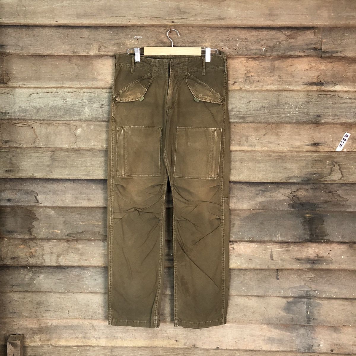 BEAUTY&YOUTH Beauth & Youth Brown Cargo Multipocket bush Pants #6784 Size US 29 - 1 Thumbnail