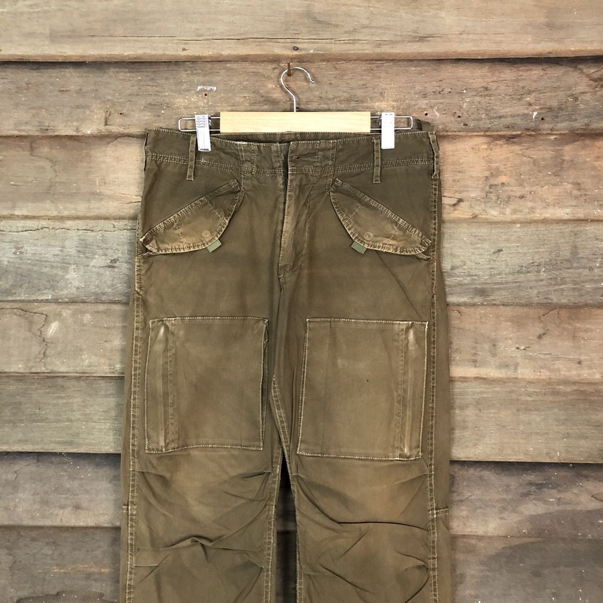 BEAUTY&YOUTH Beauth & Youth Brown Cargo Multipocket bush Pants #6784 Size US 29 - 2 Thumbnail