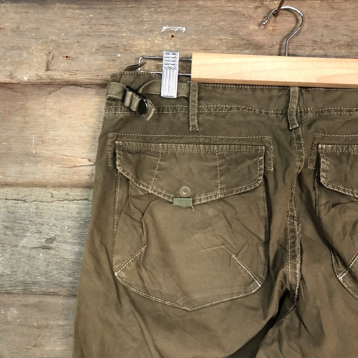 BEAUTY&YOUTH Beauth & Youth Brown Cargo Multipocket bush Pants #6784 Size US 29 - 13 Thumbnail