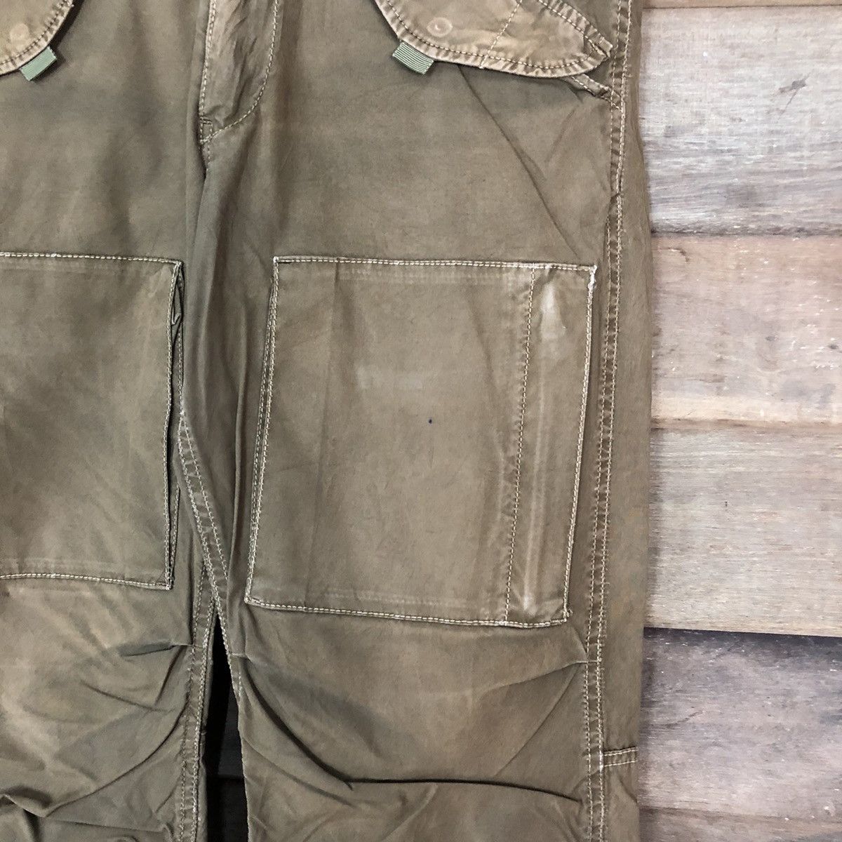 BEAUTY&YOUTH Beauth & Youth Brown Cargo Multipocket bush Pants #6784 Size US 29 - 7 Thumbnail