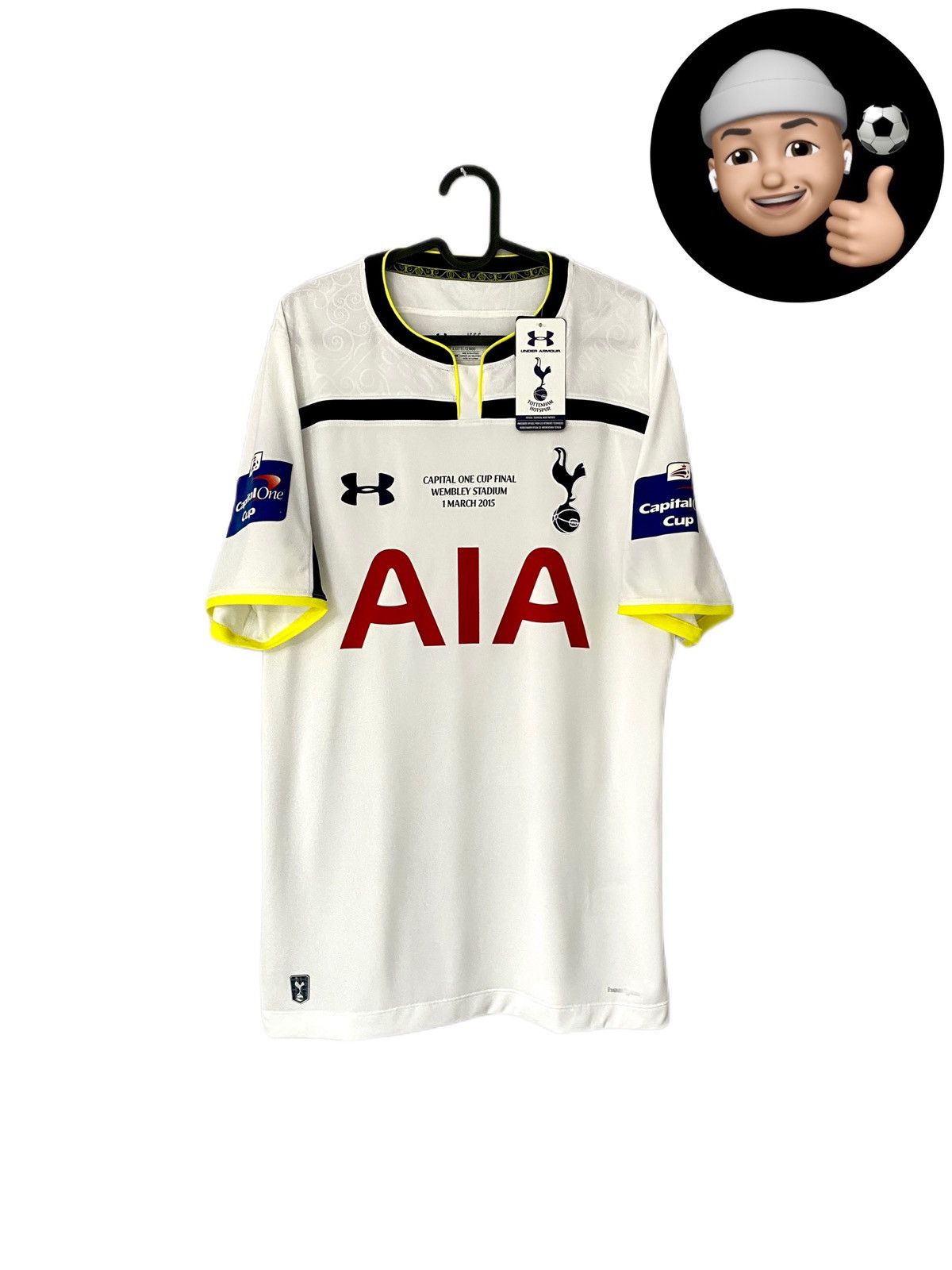 Under Armour NEW 2014 2015 Tottenham Under Armour Vintage Home Jersey Kit Size US L / EU 52-54 / 3 - 1 Thumbnail