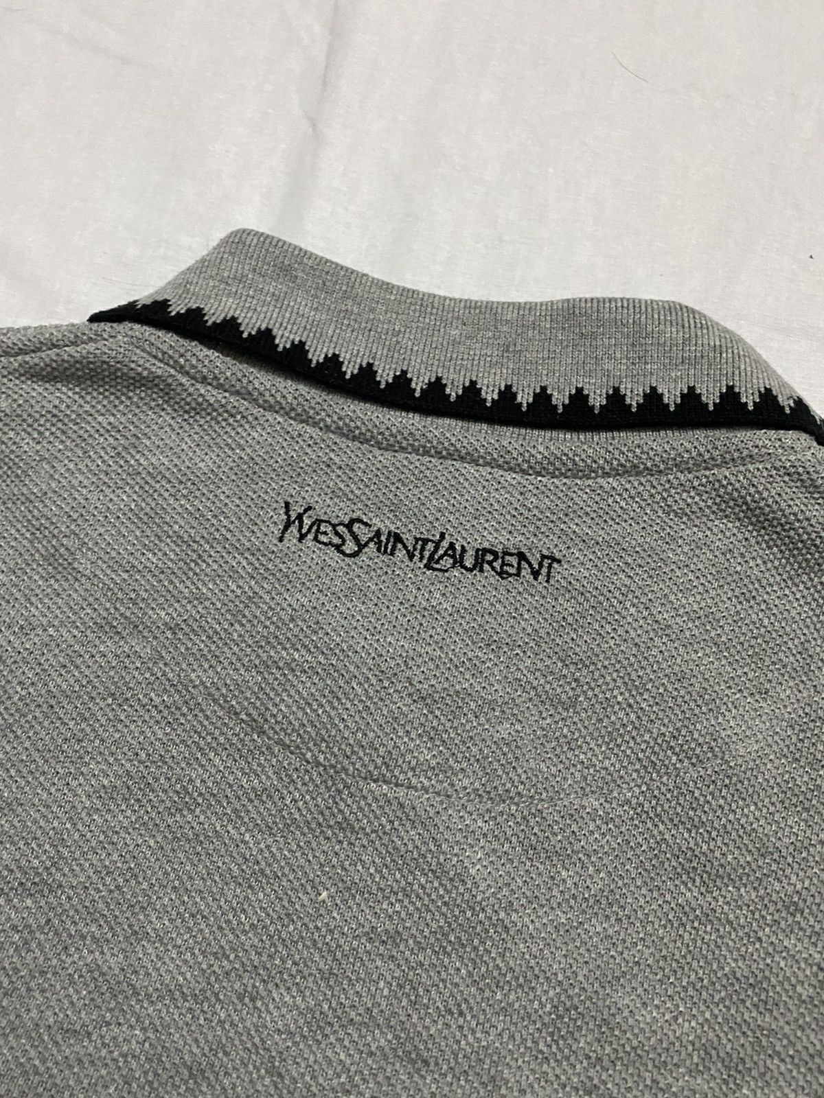 Japanese Brand × Vintage × Yves Saint Laurent Vintage YvesSaintLaurent Longsleeve Polo Shirt Size US M / EU 48-50 / 2 - 4 Thumbnail