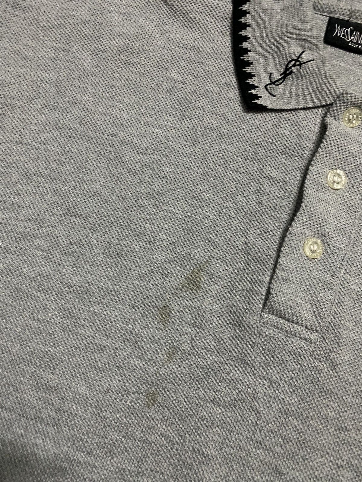 Japanese Brand × Vintage × Yves Saint Laurent Vintage YvesSaintLaurent Longsleeve Polo Shirt Size US M / EU 48-50 / 2 - 8 Thumbnail