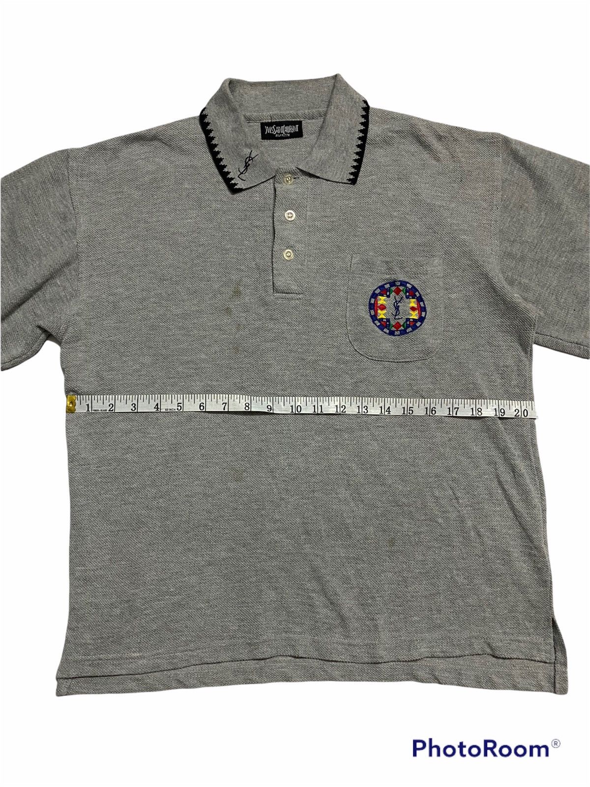 Japanese Brand × Vintage × Yves Saint Laurent Vintage YvesSaintLaurent Longsleeve Polo Shirt Size US M / EU 48-50 / 2 - 12 Thumbnail