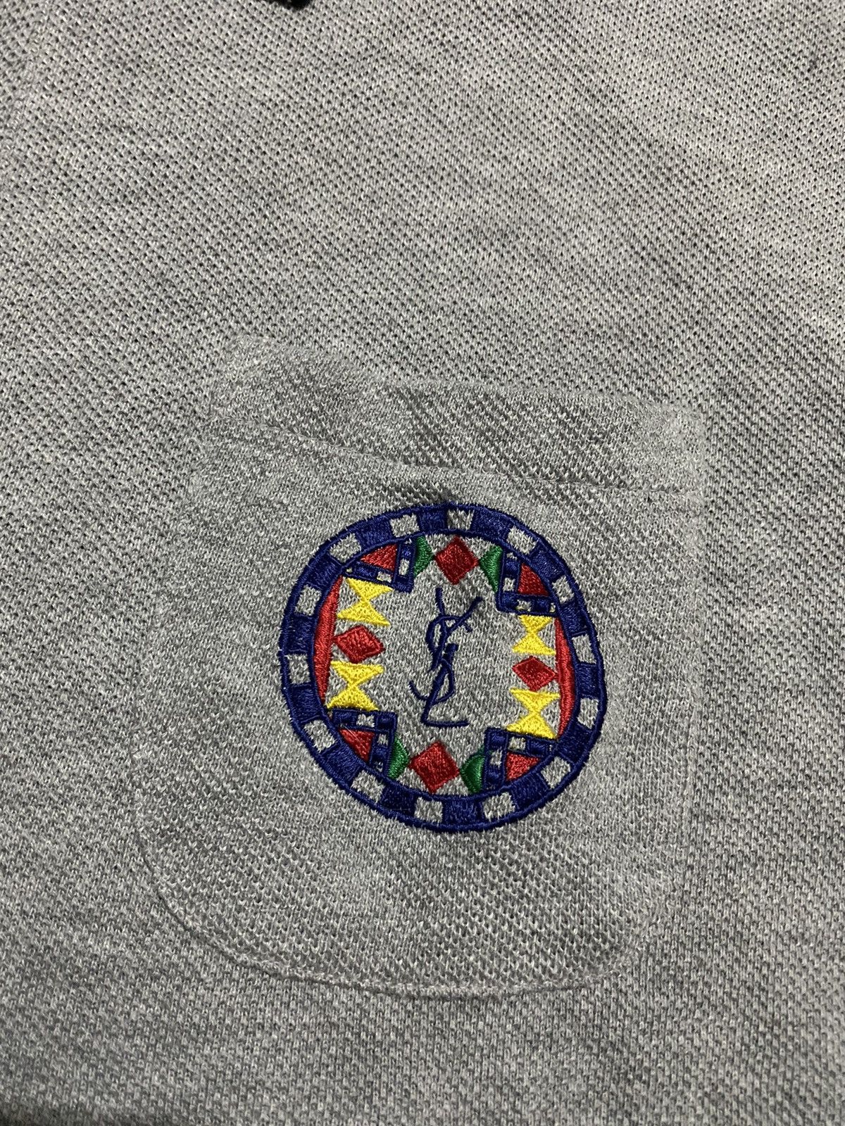 Japanese Brand × Vintage × Yves Saint Laurent Vintage YvesSaintLaurent Longsleeve Polo Shirt Size US M / EU 48-50 / 2 - 6 Thumbnail