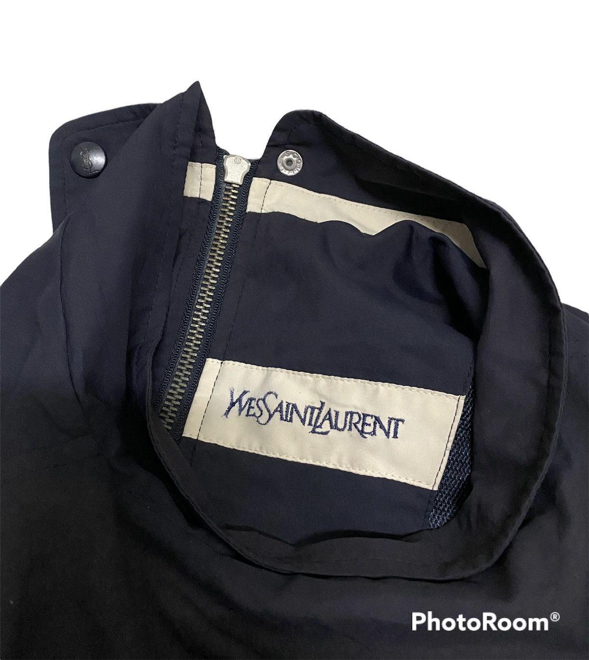 Japanese Brand × Vintage × Yves Saint Laurent Steals‼️Vintage YvesSaintLaurent Zipper Jacket Sun Faded Size US L / EU 52-54 / 3 - 6 Thumbnail