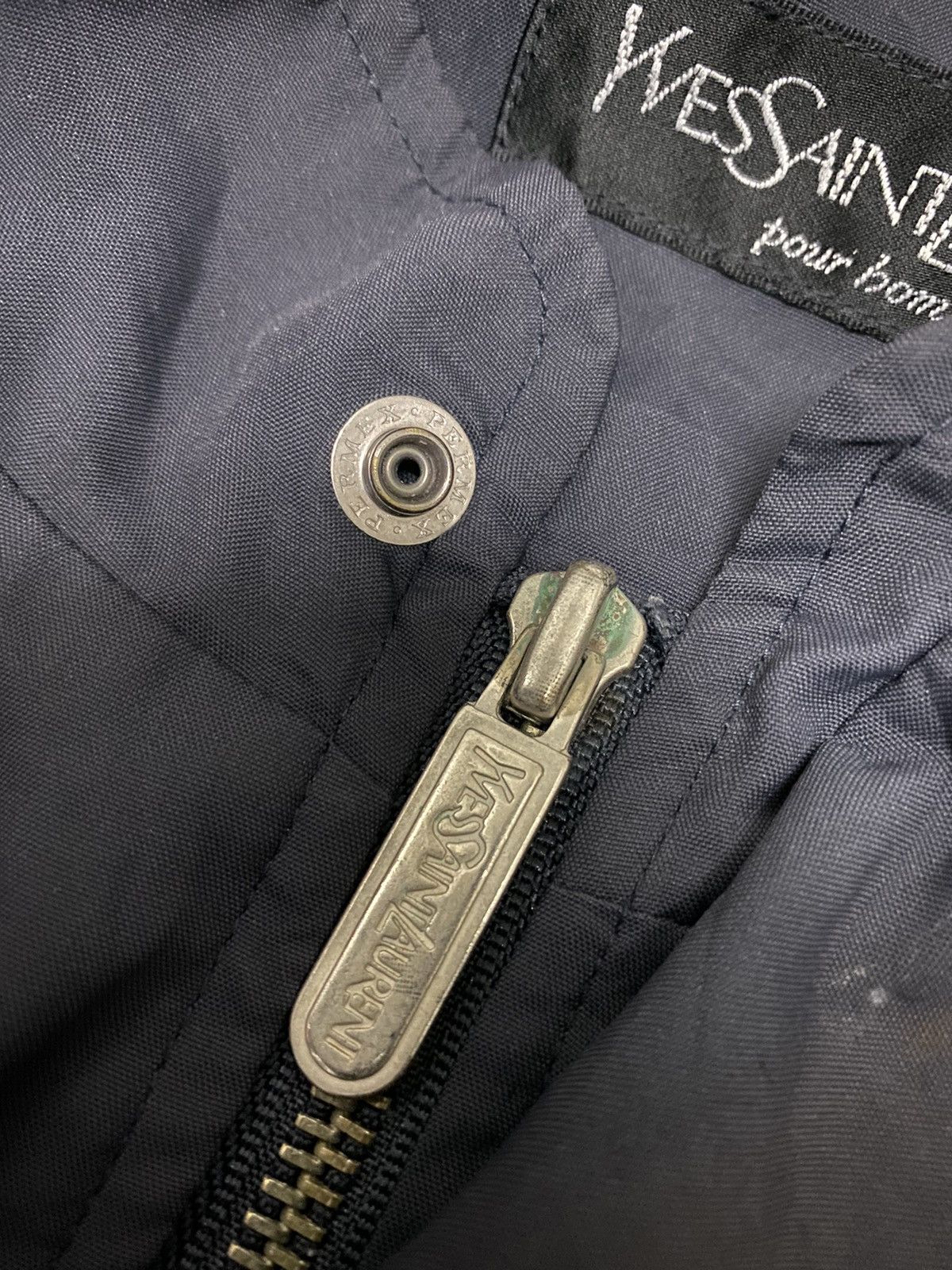 Japanese Brand × Vintage × Yves Saint Laurent Steals‼️Vintage YvesSaintLaurent Zipper Jacket Sun Faded Size US L / EU 52-54 / 3 - 9 Thumbnail