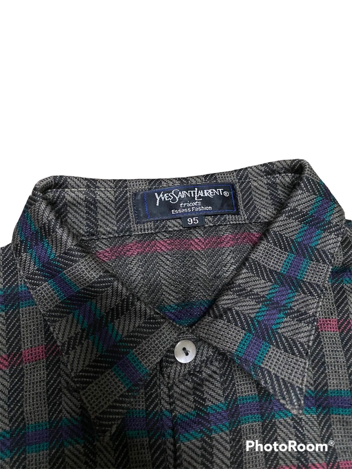 Japanese Brand × Vintage × Yves Saint Laurent Vintage YvesSaintLaurent Longsleeve Polo Shirt Size US M / EU 48-50 / 2 - 3 Thumbnail