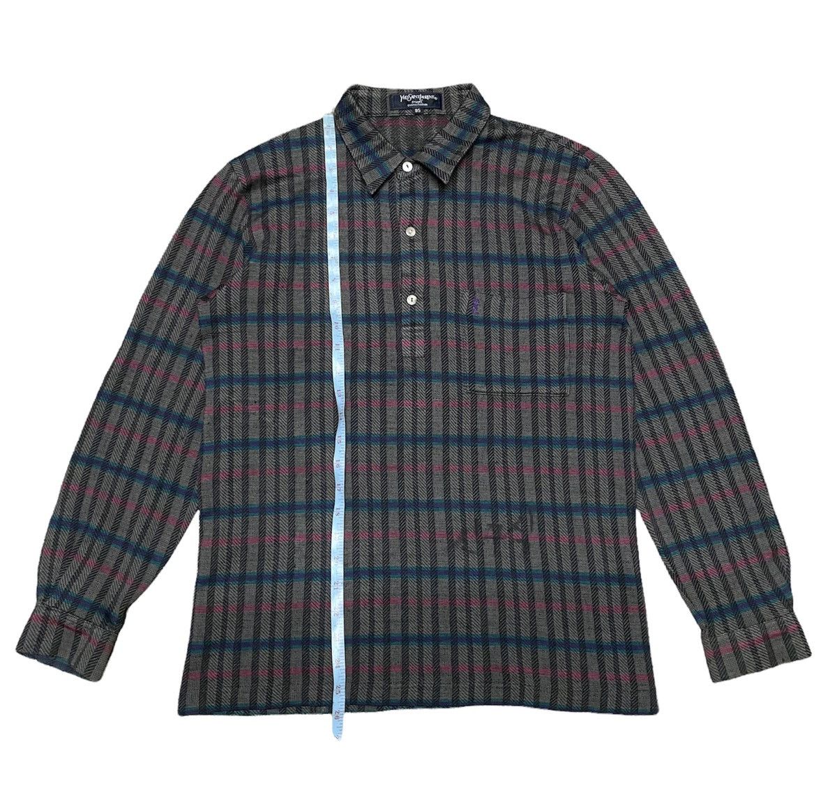 Japanese Brand × Vintage × Yves Saint Laurent Vintage YvesSaintLaurent Longsleeve Polo Shirt Size US M / EU 48-50 / 2 - 12 Thumbnail