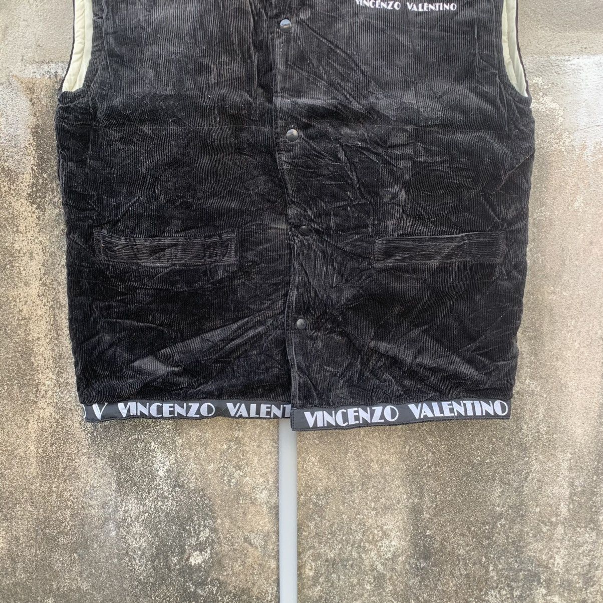 Designer × Japanese Brand Vincenzo Valentino Corduroy Black Button Ups Vest Size US L / EU 52-54 / 3 - 3 Thumbnail