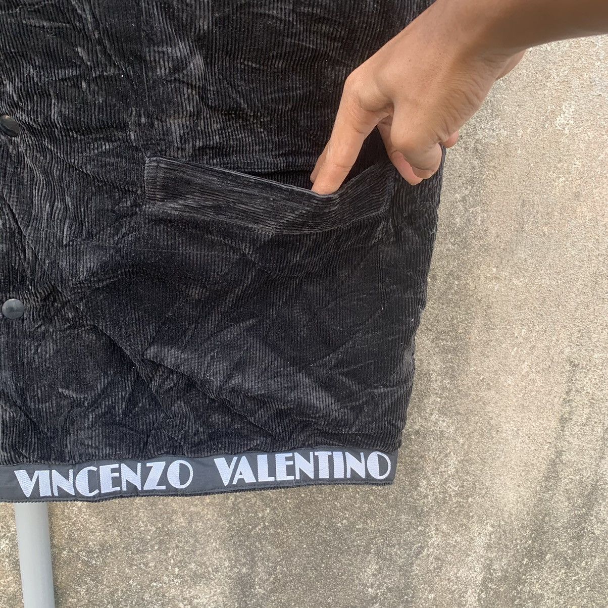 Designer × Japanese Brand Vincenzo Valentino Corduroy Black Button Ups Vest Size US L / EU 52-54 / 3 - 7 Thumbnail