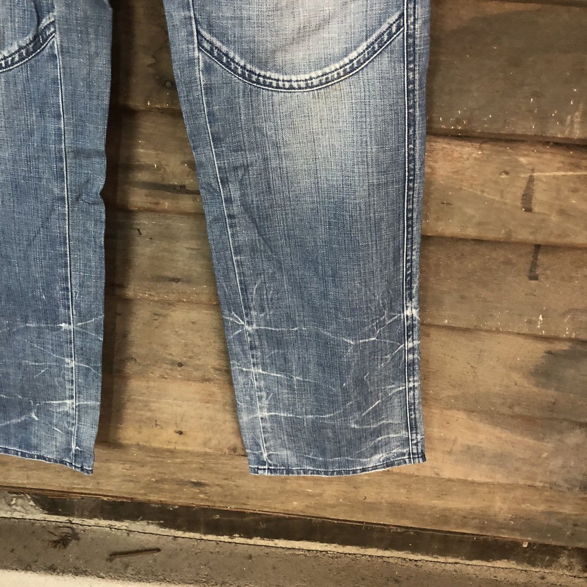 Japanese Brand DL Barteck Denim cargo utility faded Multipocket Pants #1898 Size US 34 / EU 50 - 9 Thumbnail