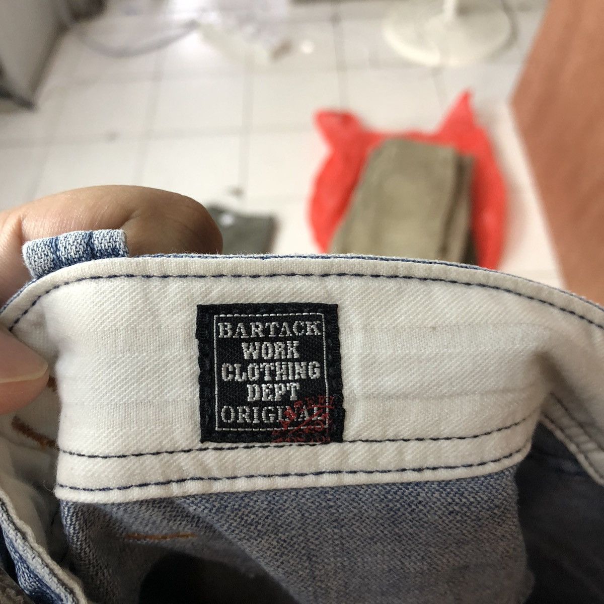 Japanese Brand DL Barteck Denim cargo utility faded Multipocket Pants #1898 Size US 34 / EU 50 - 16 Thumbnail