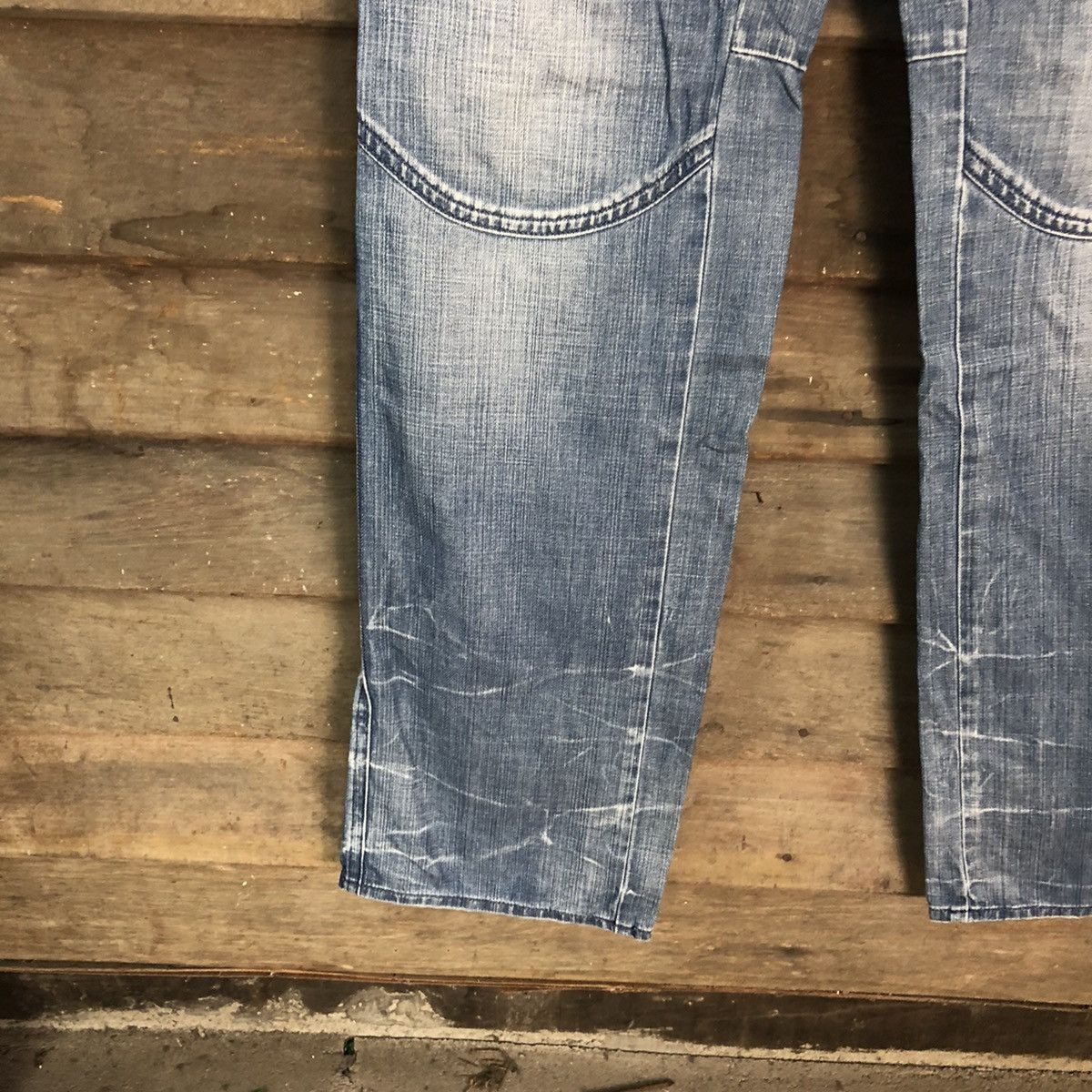Japanese Brand DL Barteck Denim cargo utility faded Multipocket Pants #1898 Size US 34 / EU 50 - 8 Thumbnail