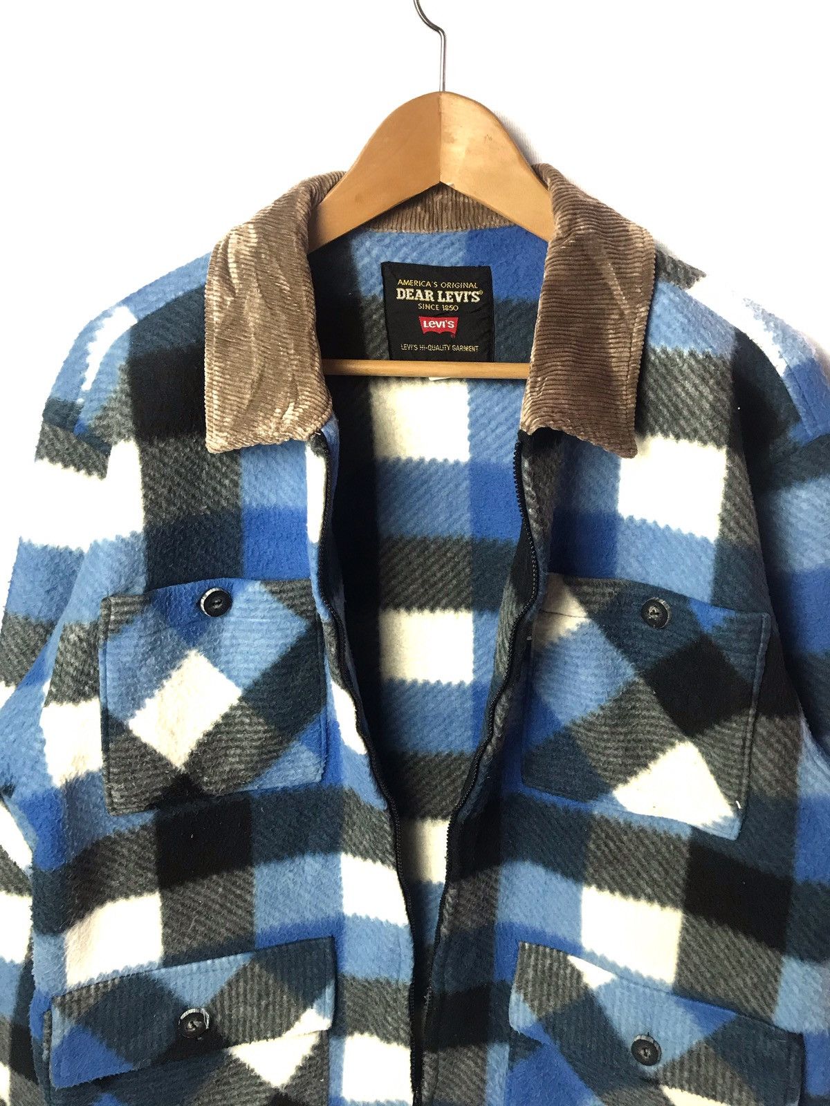 Levi's Vintage Clothing VINTAGE DEAR LEVI’S AMERICA WOOL STRIPED JACKET Size US L / EU 52-54 / 3 - 8 Thumbnail