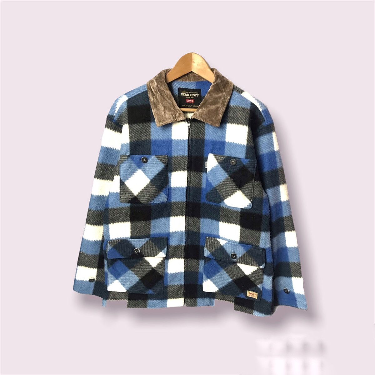 Levi's Vintage Clothing VINTAGE DEAR LEVI’S AMERICA WOOL STRIPED JACKET Size US L / EU 52-54 / 3 - 1 Thumbnail