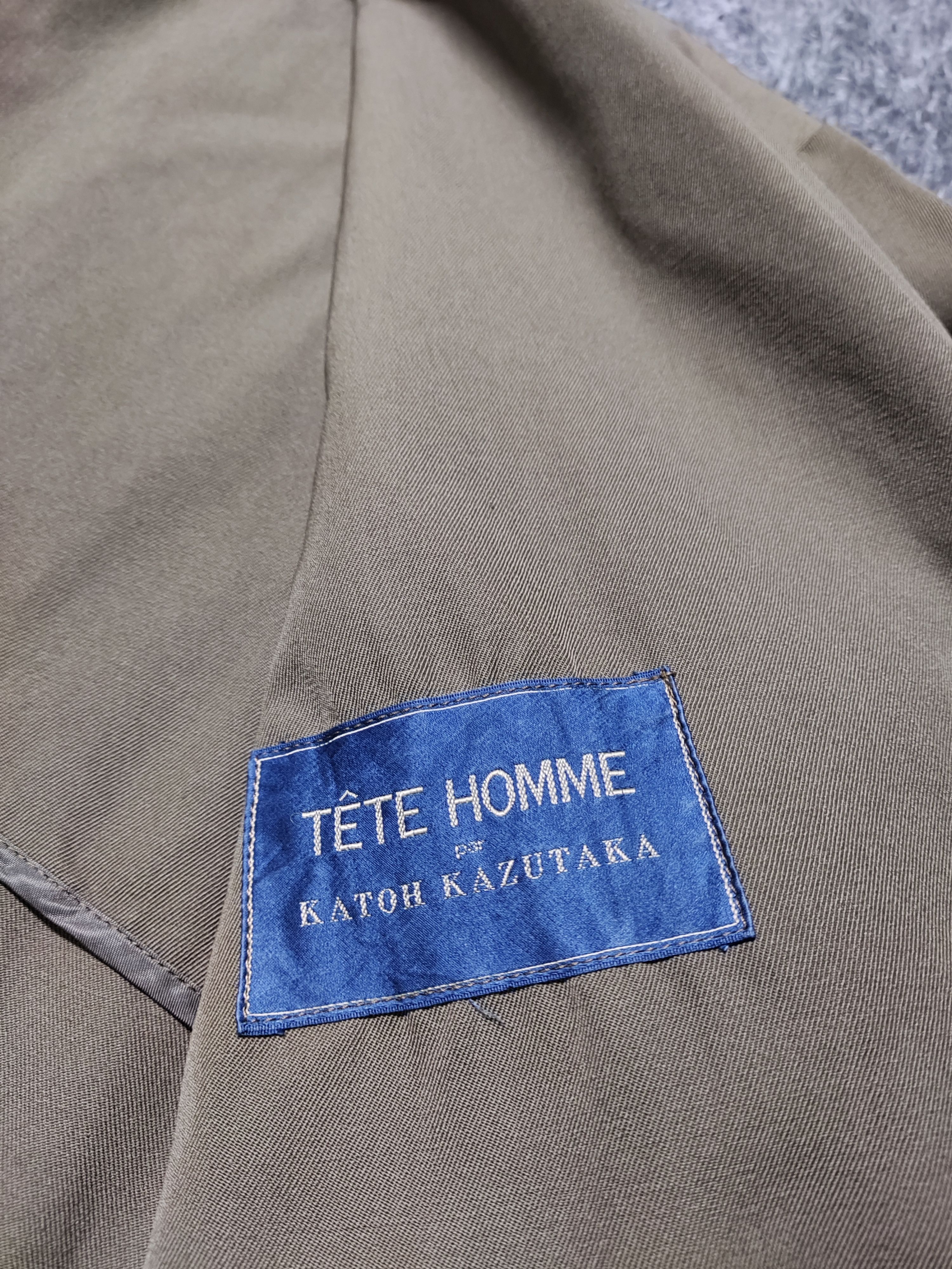 Issey Miyake × Japanese Brand × Tete Homme Tete Homme by Katoh Kazutaka Japanese Brand Wool Size US M / EU 48-50 / 2 - 3 Thumbnail