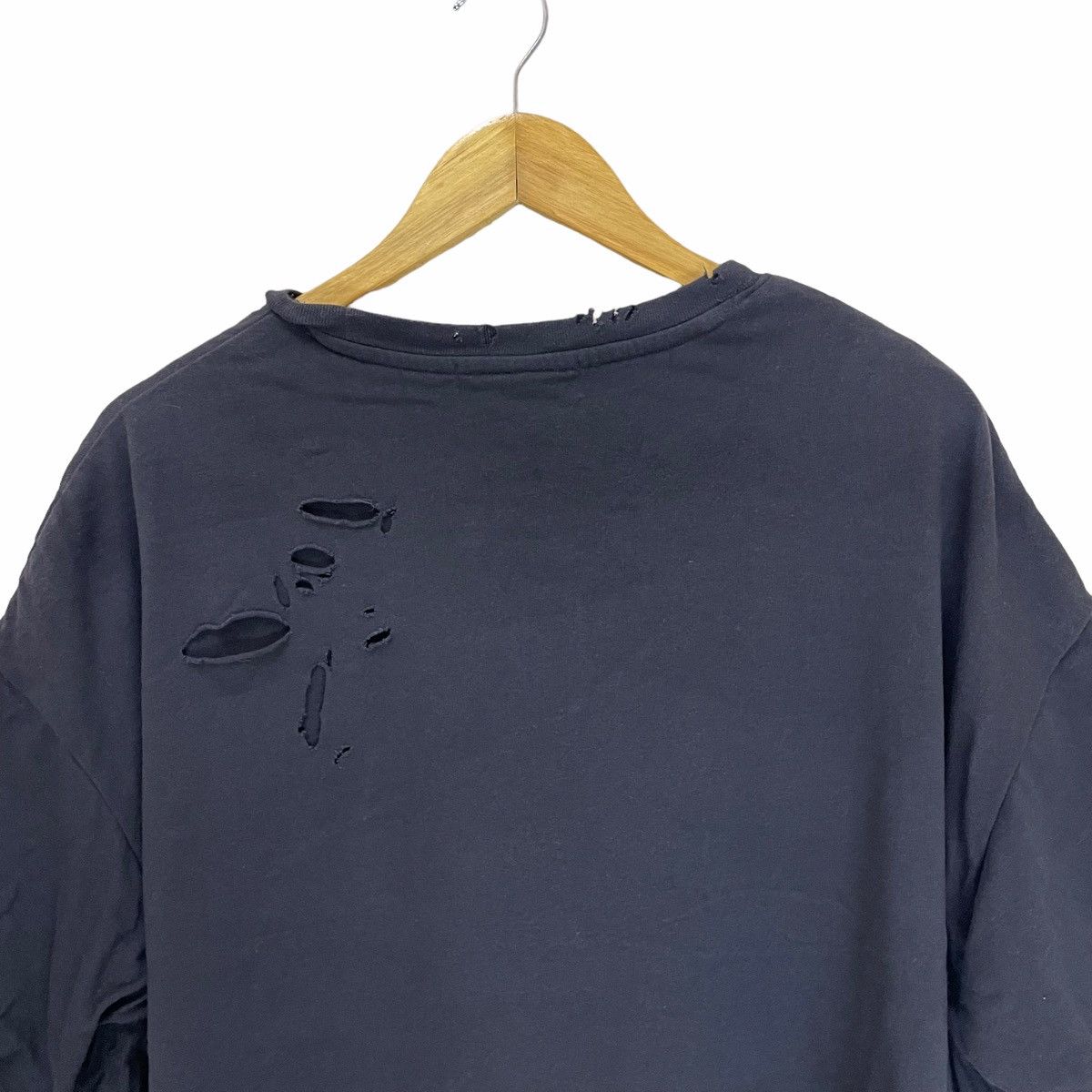 Japanese Brand × Le Grande Bleu (L.G.B.) SICK💥 A’GEM / 9 THRASHED DISTRESSED DISTROYED TSHIRT Size US XL / EU 56 / 4 - 9 Thumbnail