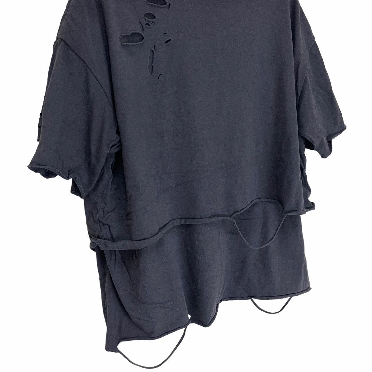 Japanese Brand × Le Grande Bleu (L.G.B.) SICK💥 A’GEM / 9 THRASHED DISTRESSED DISTROYED TSHIRT Size US XL / EU 56 / 4 - 10 Thumbnail