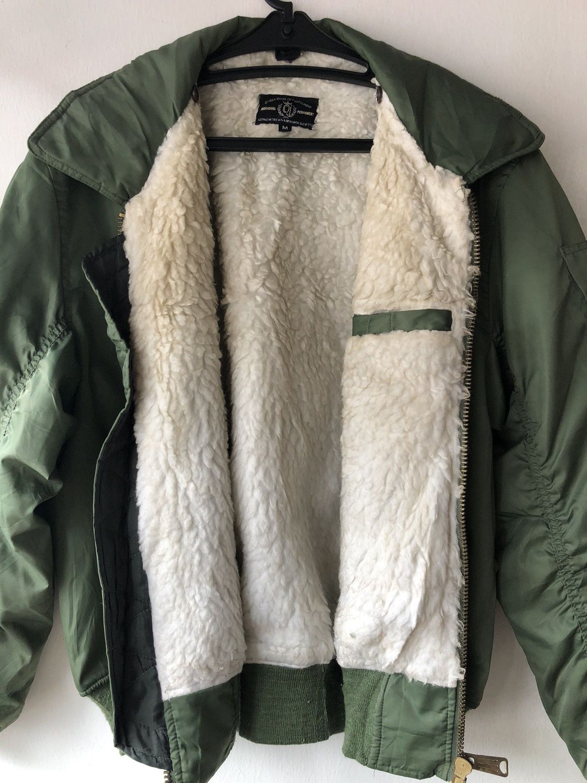 Japanese Brand Vintage Permanent Flight Bomber Jacket Army Style Size US M / EU 48-50 / 2 - 6 Thumbnail