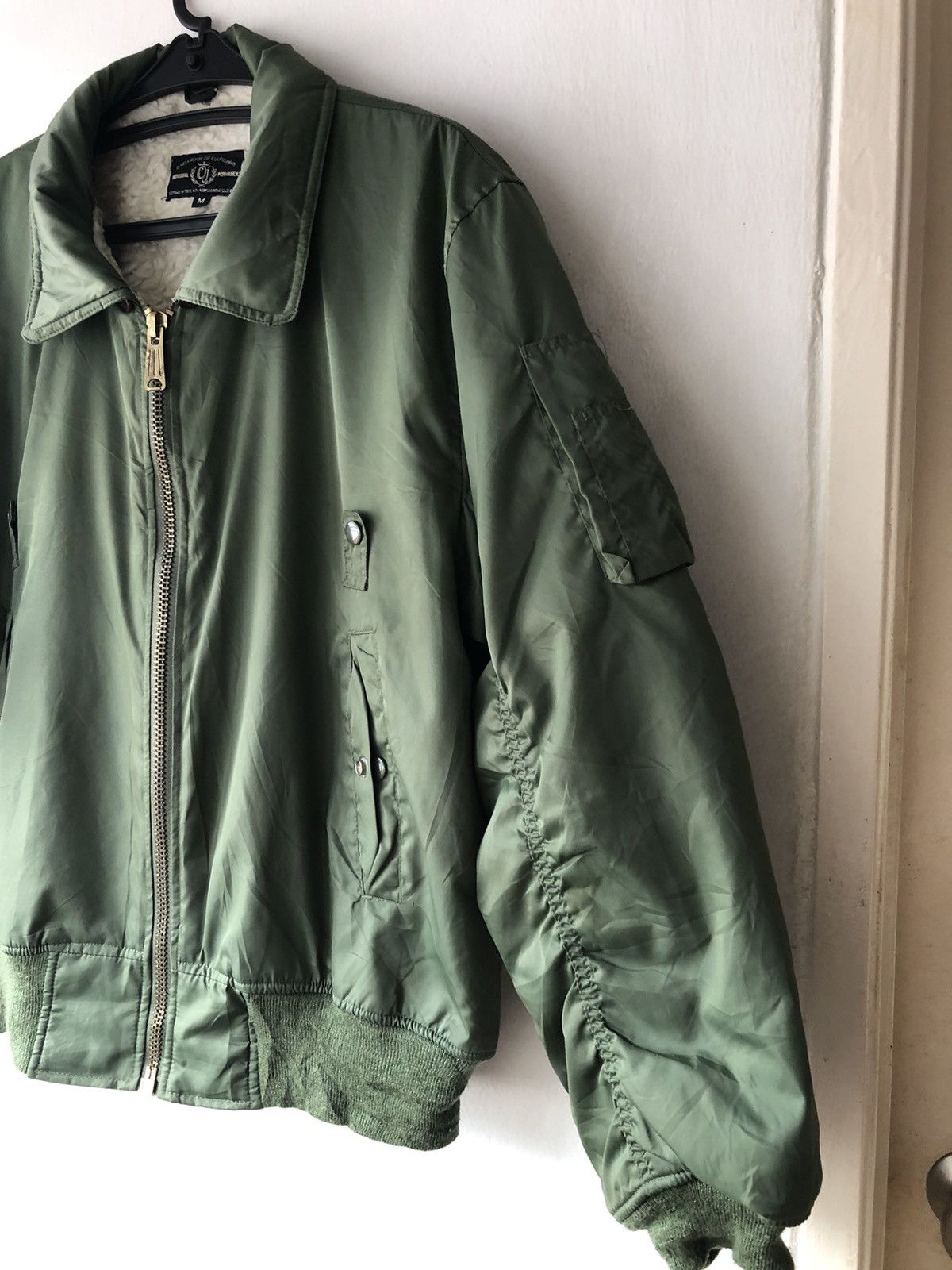 Japanese Brand Vintage Permanent Flight Bomber Jacket Army Style Size US M / EU 48-50 / 2 - 4 Thumbnail