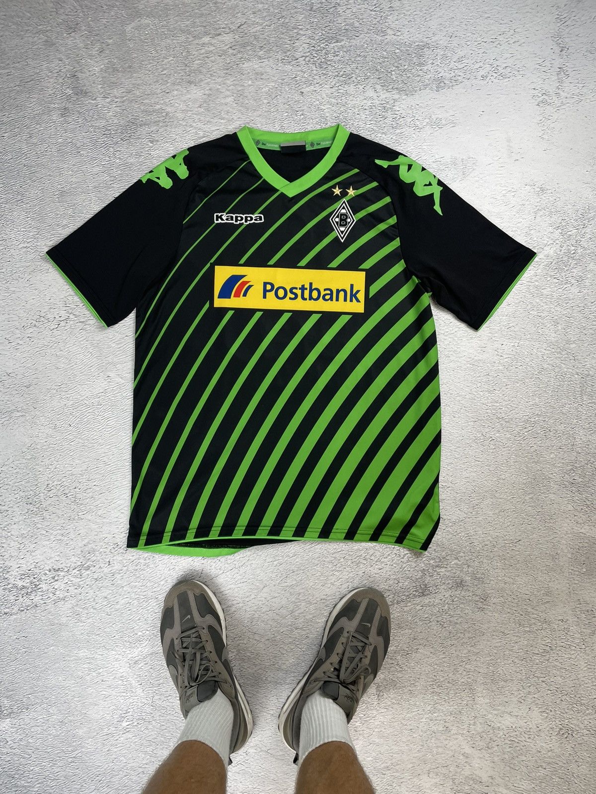 Kappa PUSCHI Borussia Monchengladbach 2014/15 Kappa Soccer Jersey Size US M / EU 48-50 / 2 - 1 Thumbnail