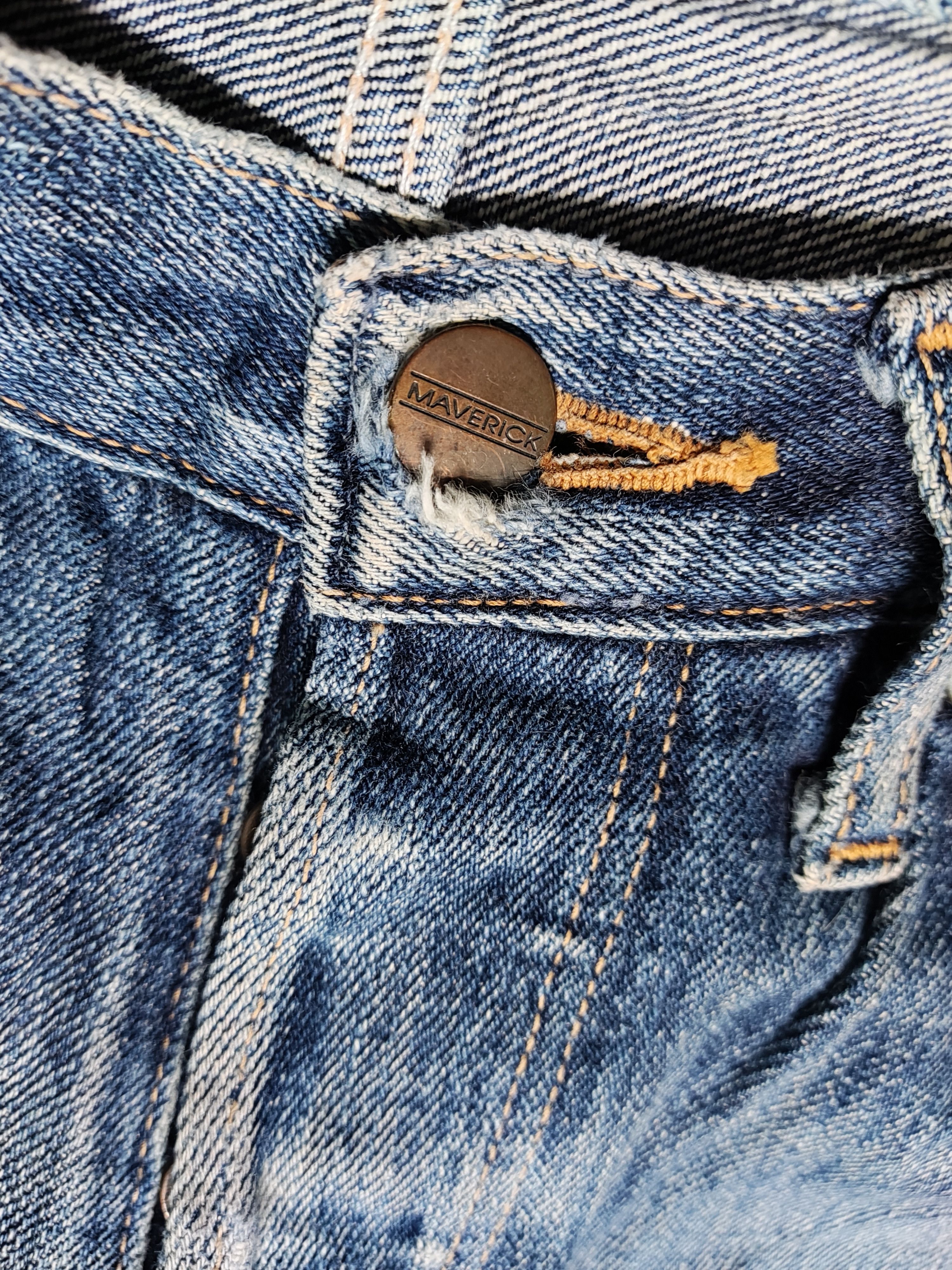 Japanese Brand × Vintage Vintage MAVERRICK BLUE BELL Selvedge Redline Denim Size US 32 / EU 48 - 9 Thumbnail