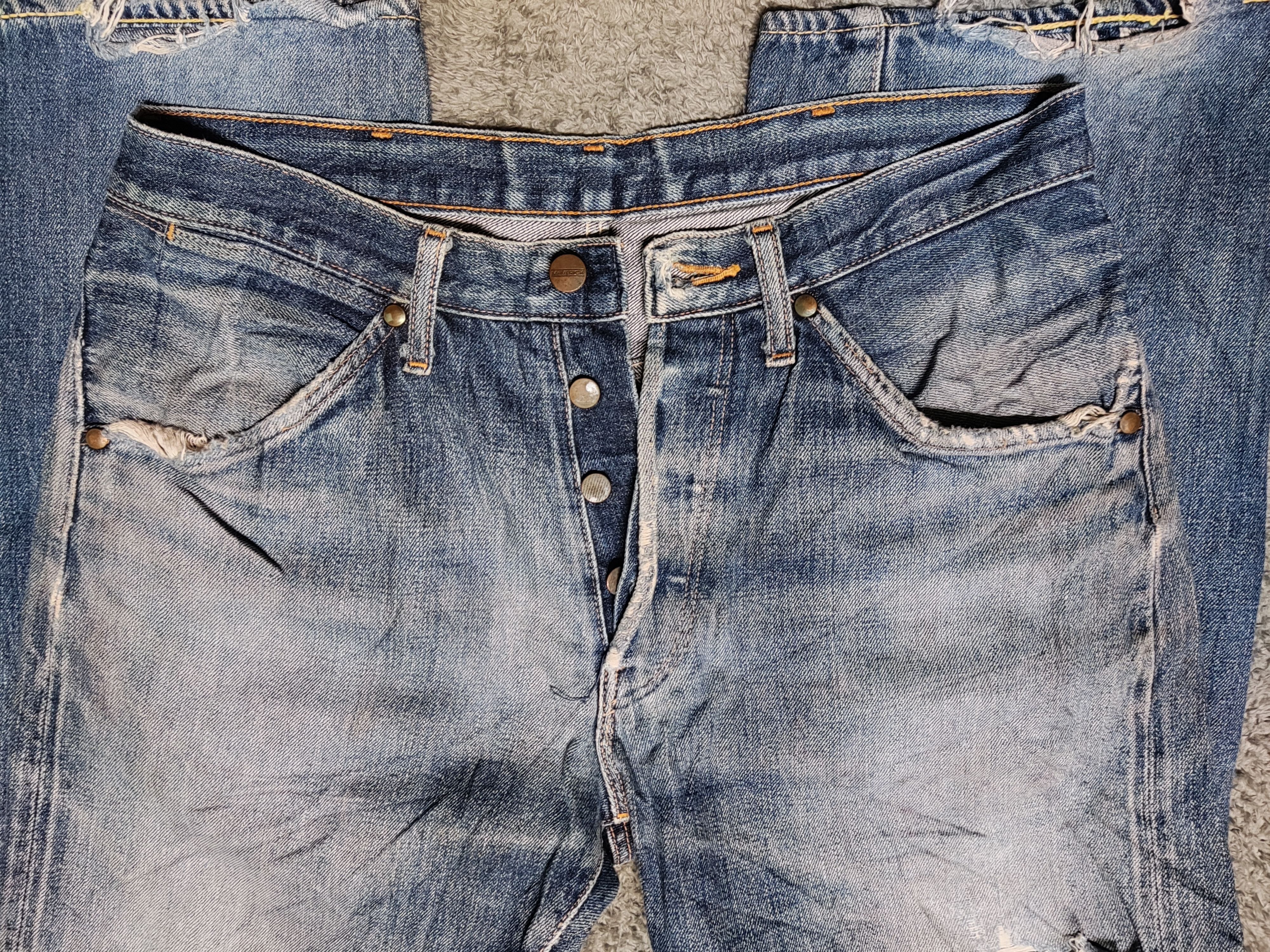 Japanese Brand × Vintage Vintage MAVERRICK BLUE BELL Selvedge Redline Denim Size US 32 / EU 48 - 8 Thumbnail