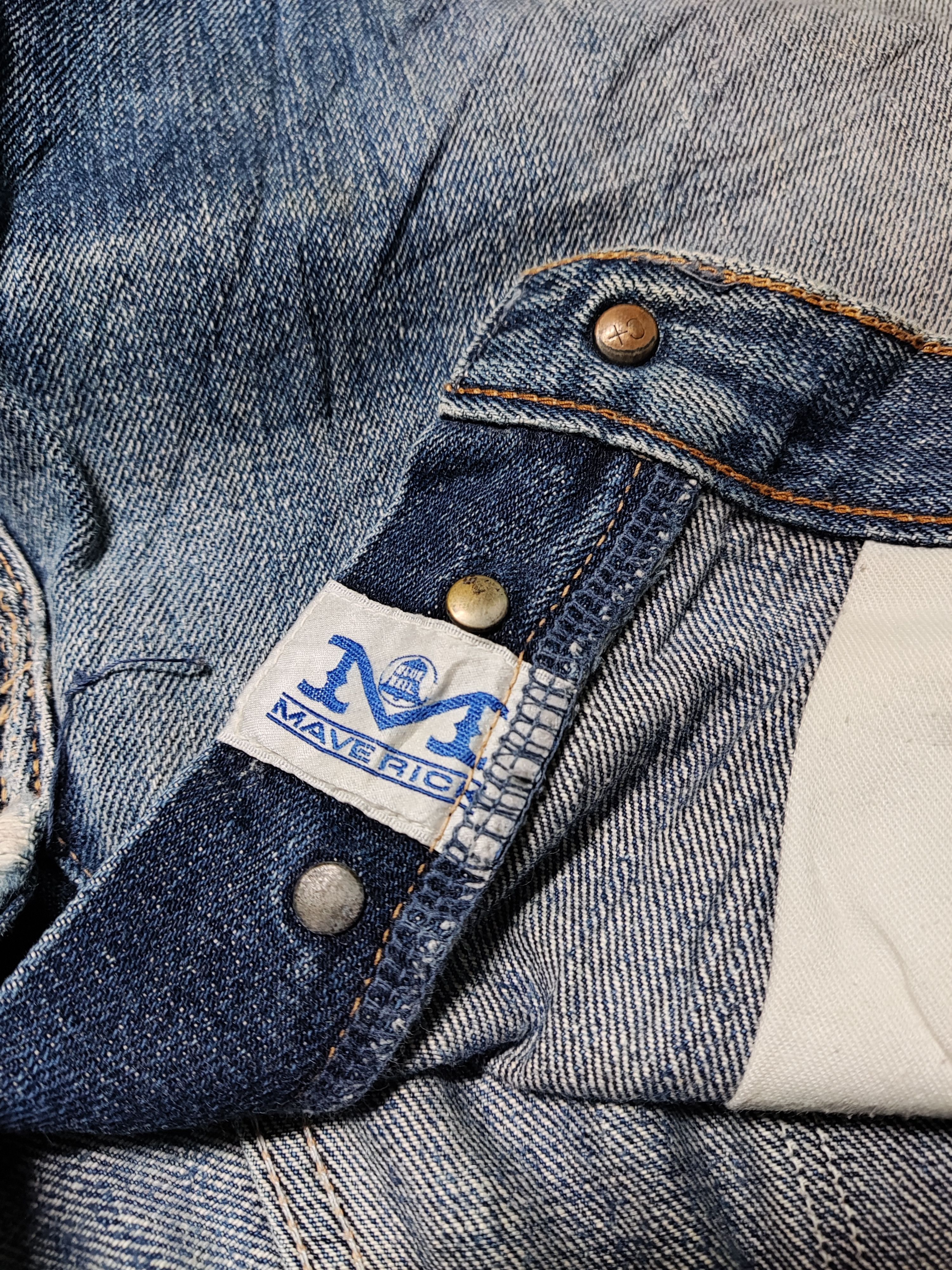 Japanese Brand × Vintage Vintage MAVERRICK BLUE BELL Selvedge Redline Denim Size US 32 / EU 48 - 10 Thumbnail