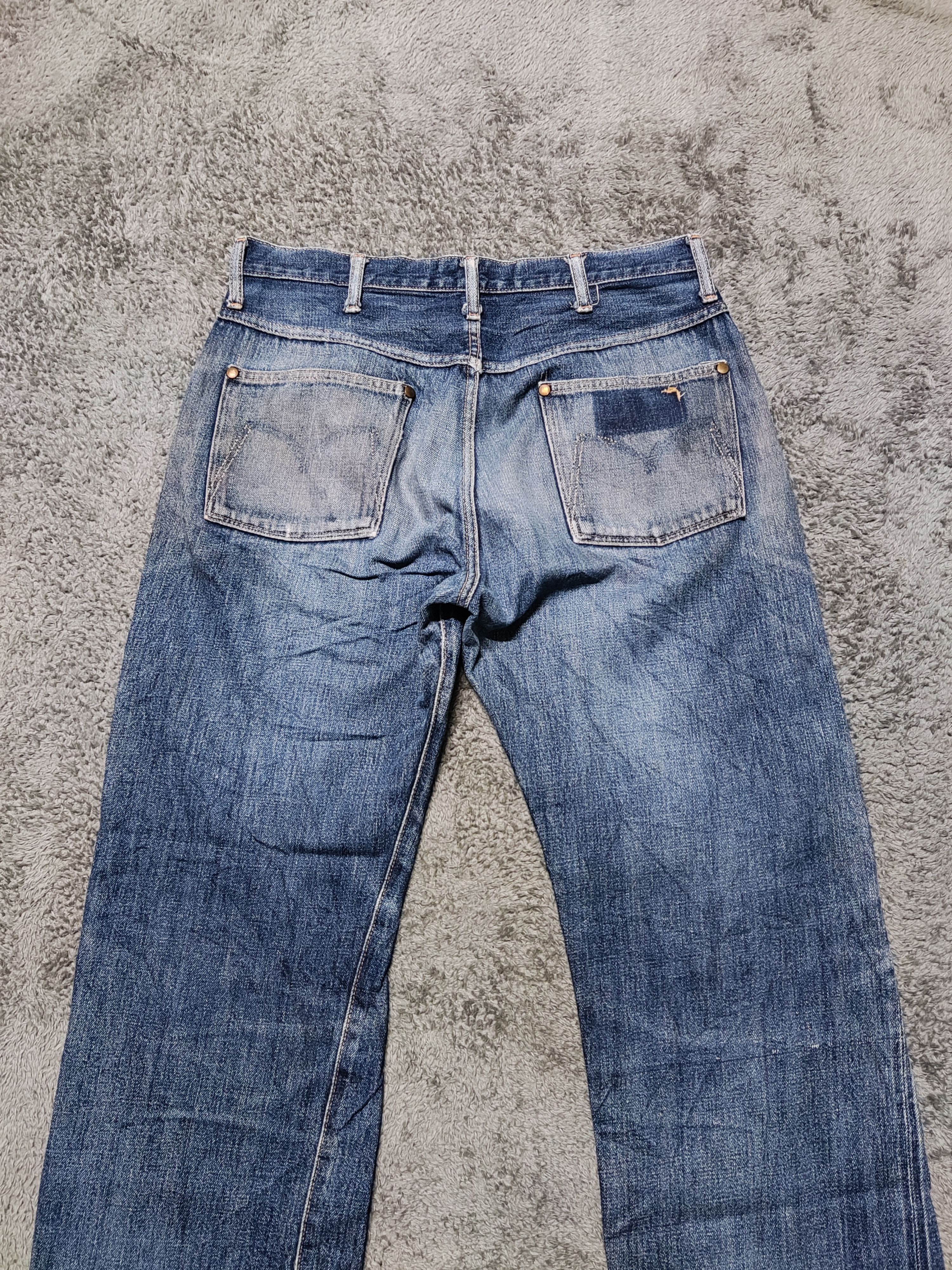 Japanese Brand × Vintage Vintage MAVERRICK BLUE BELL Selvedge Redline Denim Size US 32 / EU 48 - 6 Thumbnail