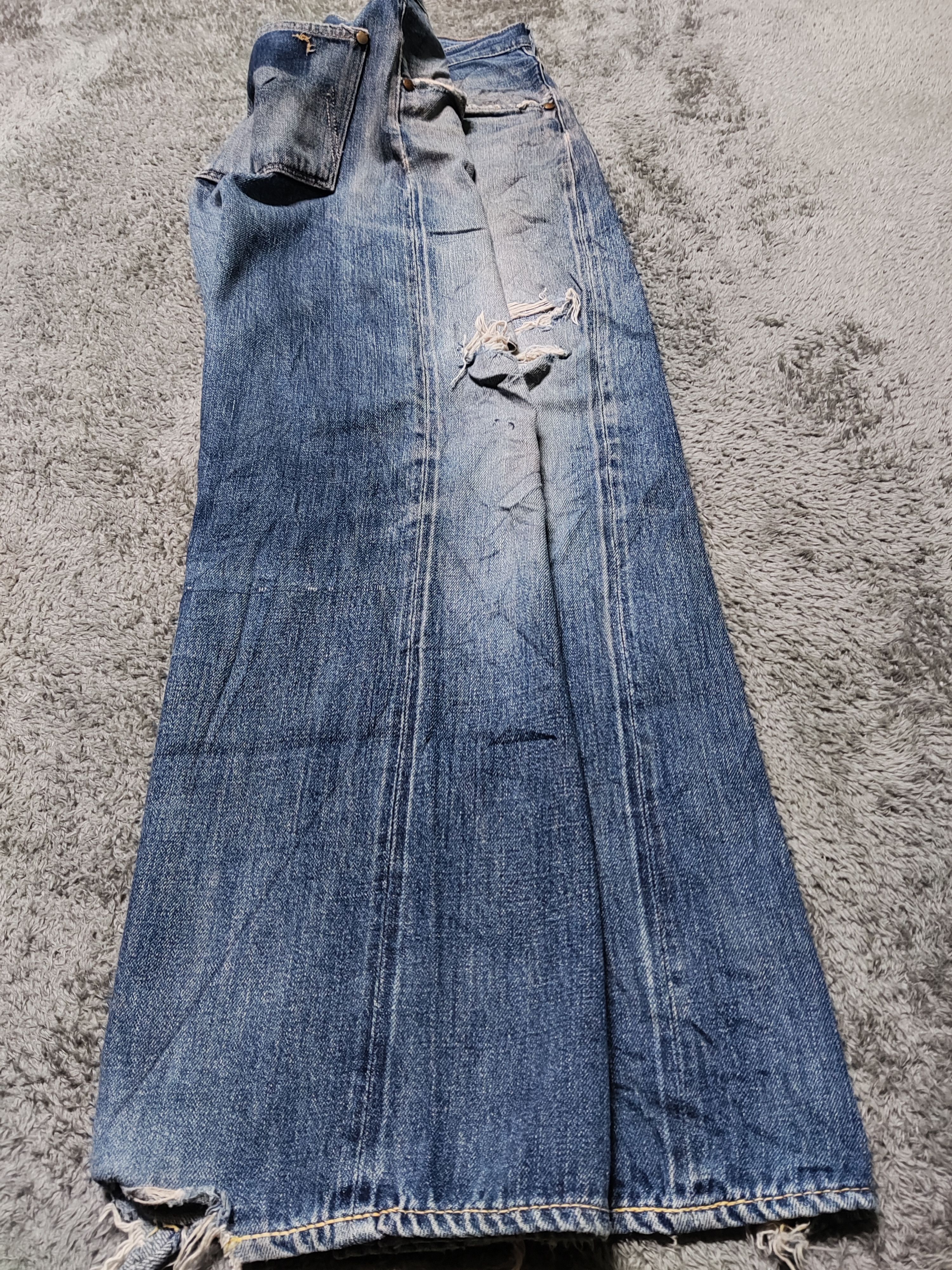 Japanese Brand × Vintage Vintage MAVERRICK BLUE BELL Selvedge Redline Denim Size US 32 / EU 48 - 4 Thumbnail