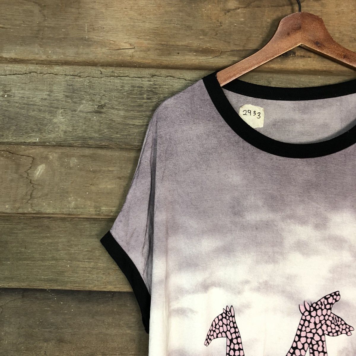 Japanese Brand Girrafe Purple Full Print Shirt #2933 Size US L / EU 52-54 / 3 - 5 Thumbnail