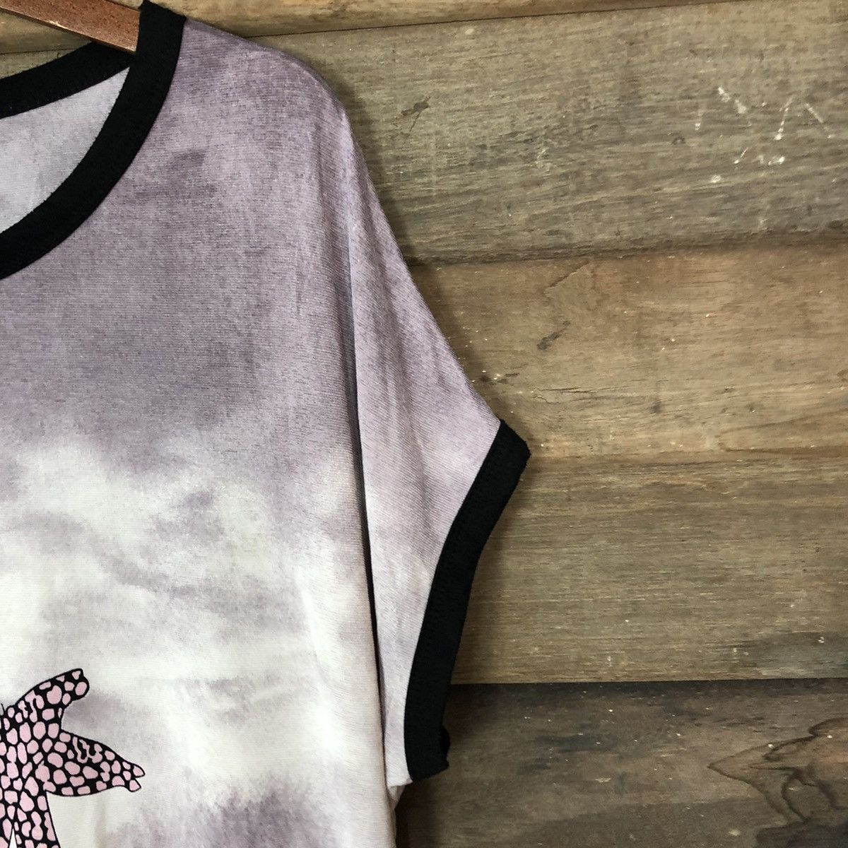 Japanese Brand Girrafe Purple Full Print Shirt #2933 Size US L / EU 52-54 / 3 - 4 Thumbnail