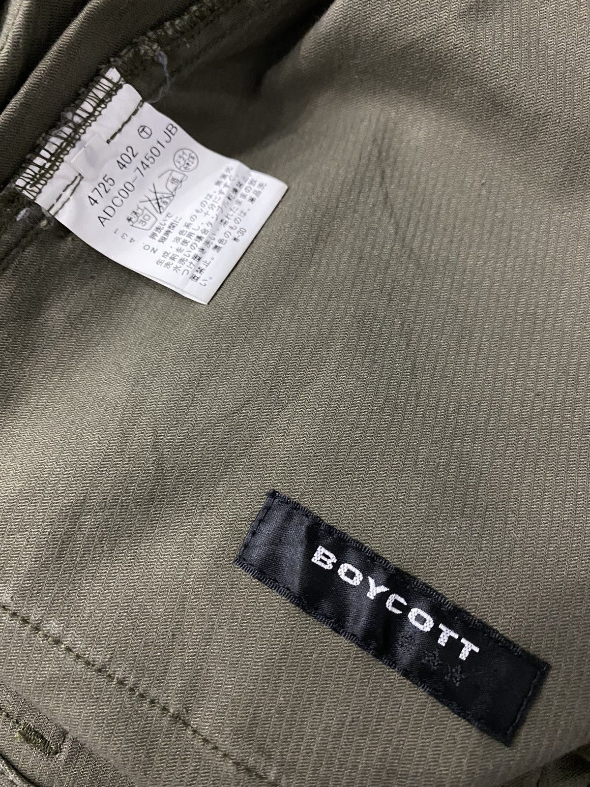 Boycott × Japanese Brand Vintage Boycott Japan Cargo Pants Technical Bush Pocket Slim Size US 32 / EU 48 - 10 Thumbnail