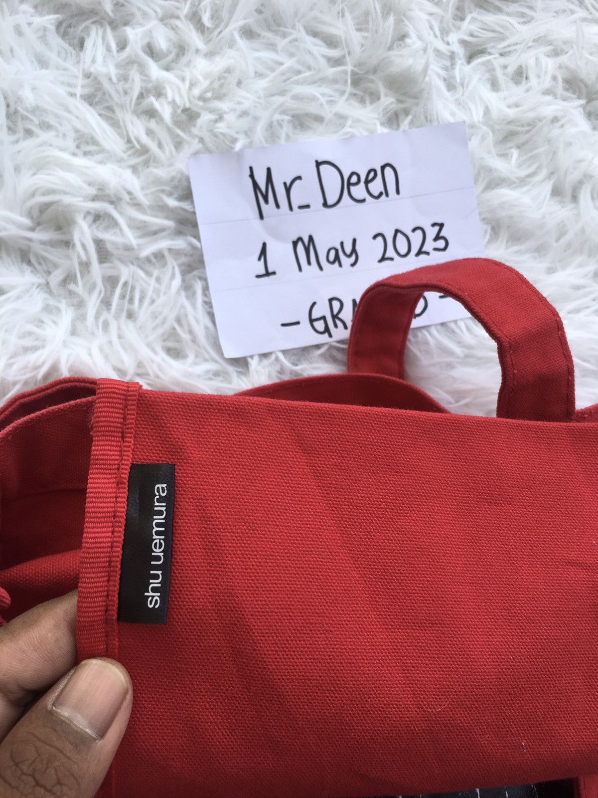 Karl Lagerfeld Rare Vintage Karl Lagerfeld x Shu Eumura Tote Bag Size ONE SIZE - 10 Thumbnail