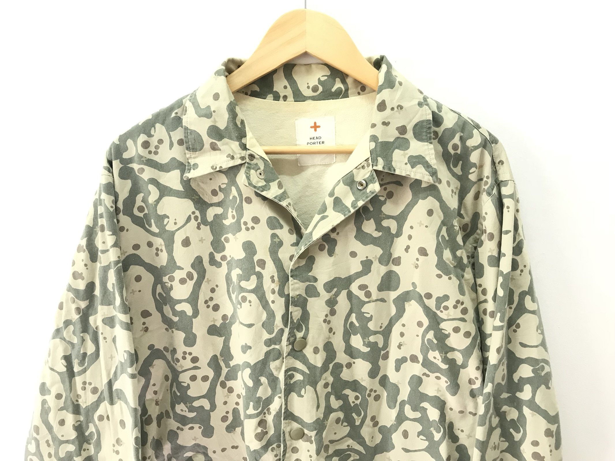 Head Porter × If Six Was Nine × Japanese Brand SICK 💥Porter Military Camou ChoreJacket Size US L / EU 52-54 / 3 - 2 Thumbnail