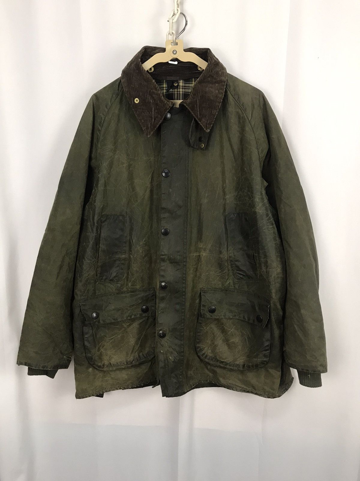 Barbour × Designer 🔥BEST OFFER 🔥Barbour distressed zipper jacket Size US L / EU 52-54 / 3 - 8 Thumbnail