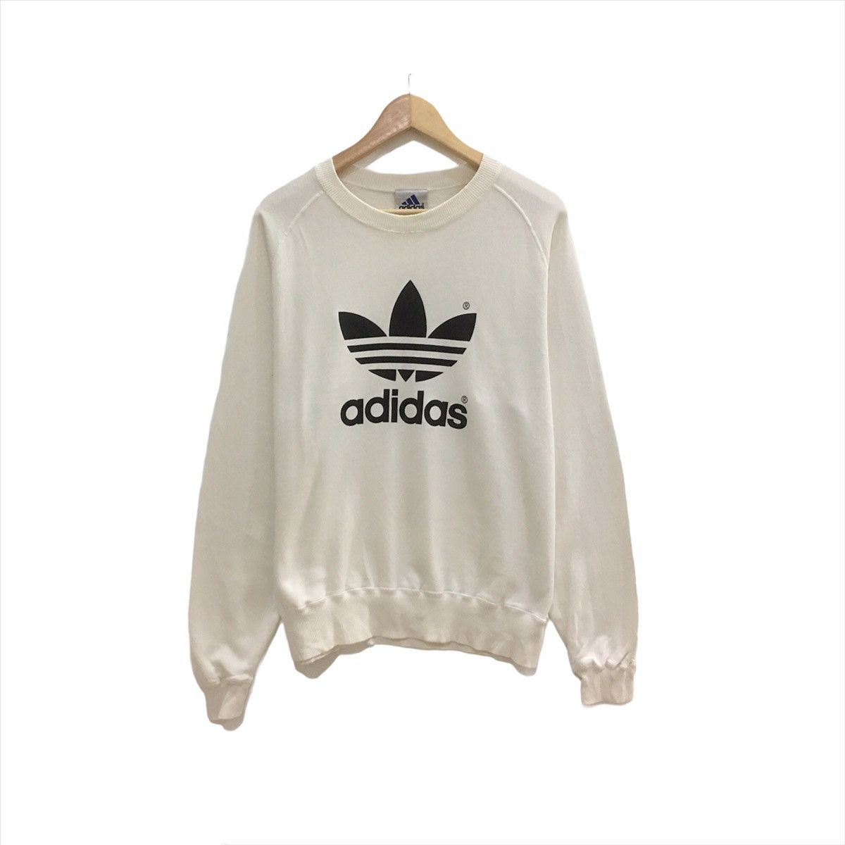 Adidas × Japanese Brand × Vintage Vintage Adidas Sweatshirt Adidas Hoodie Adidas Trefoil Size US M / EU 48-50 / 2 - 1 Thumbnail