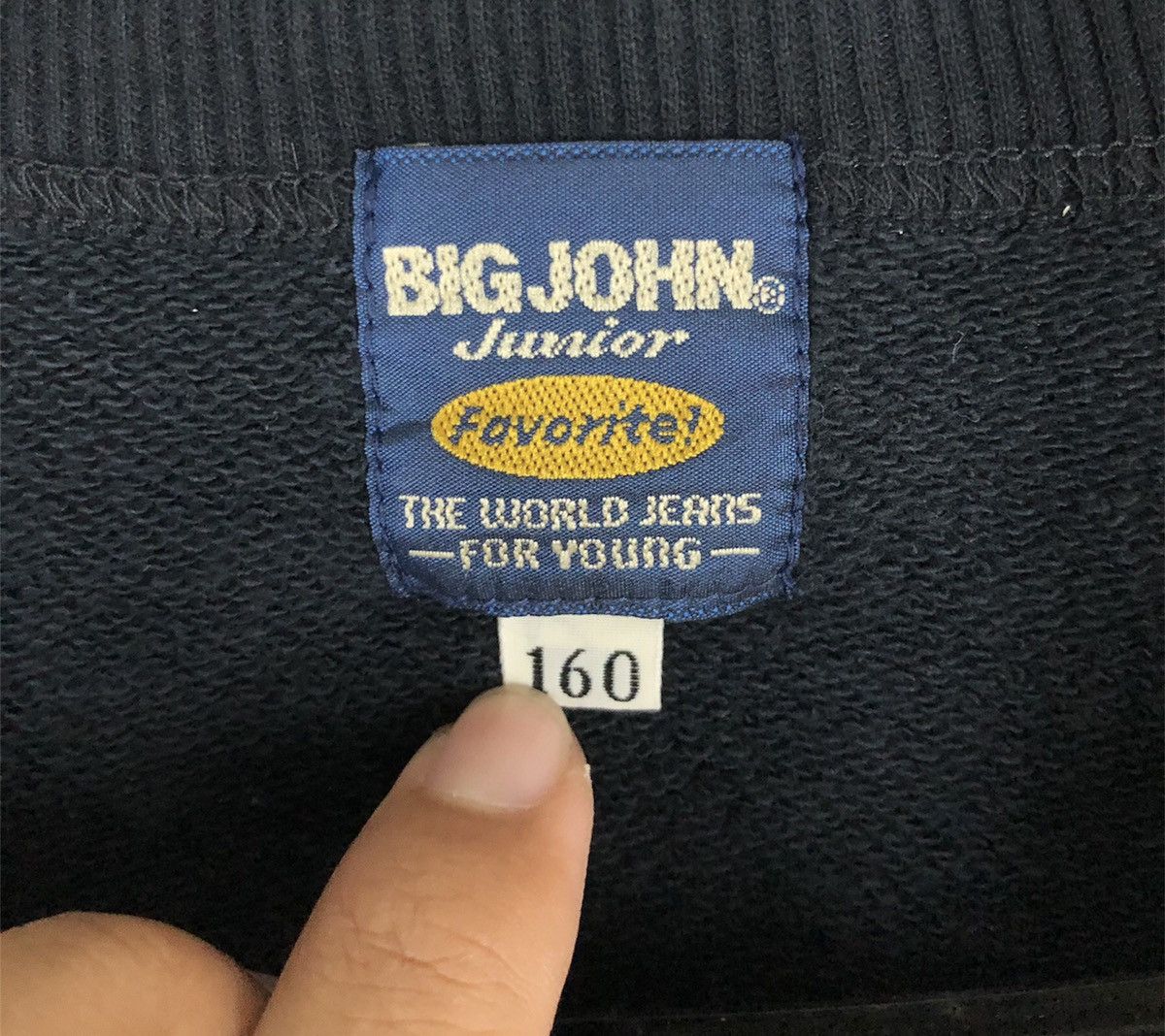 Big John × Japanese Brand × Vintage Vintage 90s Big john Junior Big Logo Sweatshirt Size US M / EU 48-50 / 2 - 6 Thumbnail