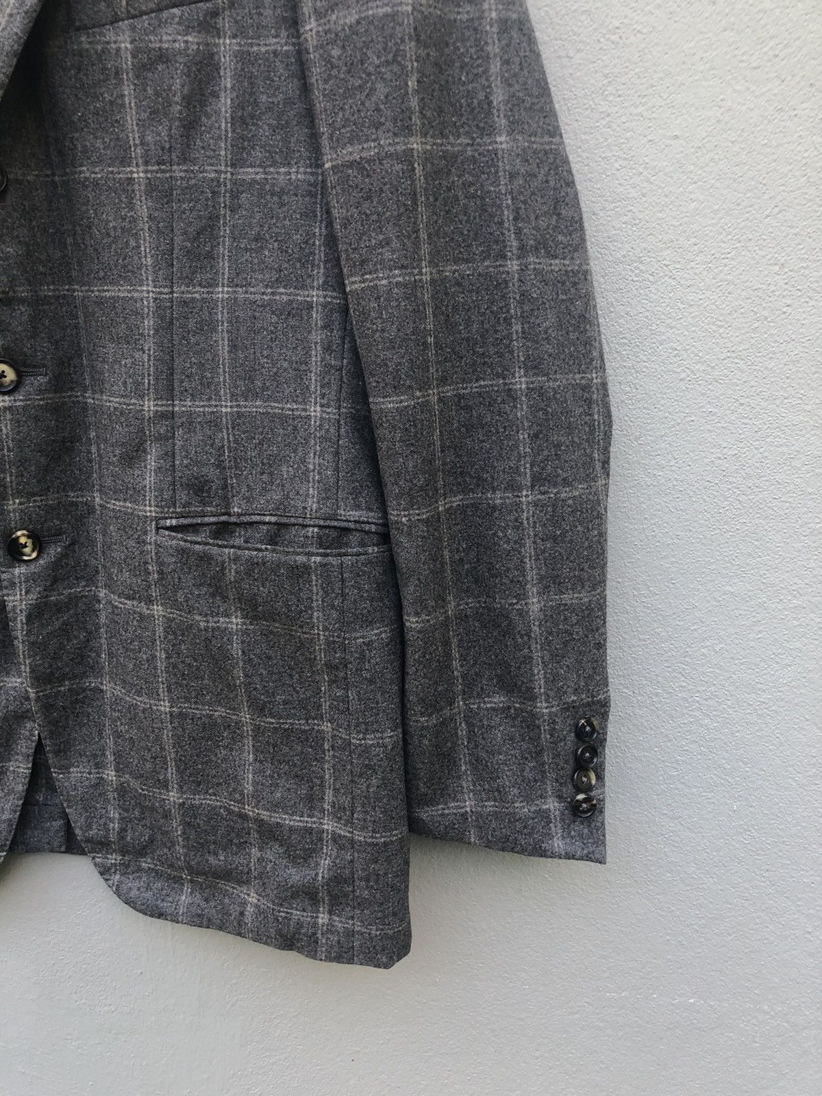 Ermenegildo Zegna × Vintage Vintage Tessuto Ermenegildo Zegna Blazer Coat Jacket Size US M / EU 48-50 / 2 - 2 Thumbnail