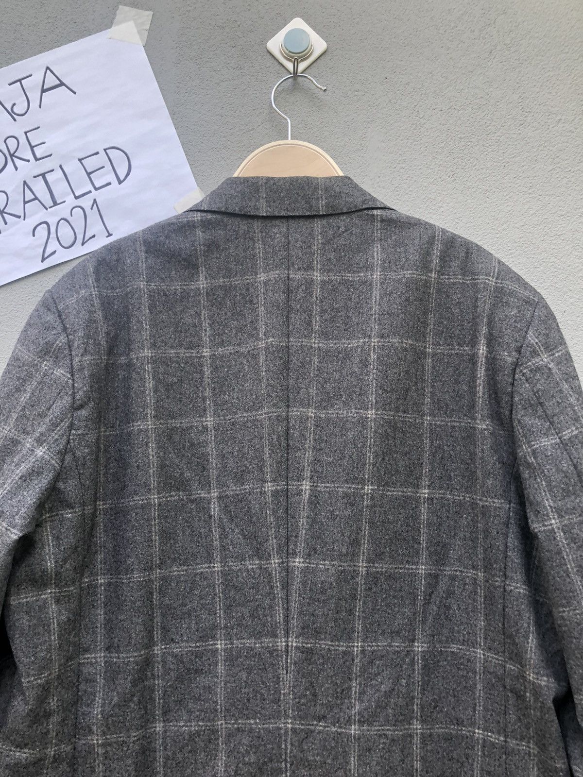 Ermenegildo Zegna × Vintage Vintage Tessuto Ermenegildo Zegna Blazer Coat Jacket Size US M / EU 48-50 / 2 - 9 Thumbnail