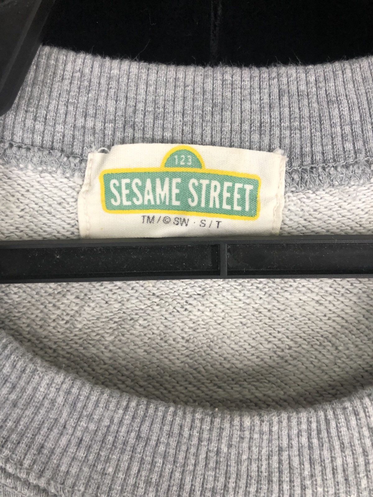 Cartoon Network × Vintage 90s Sesame Street Sweatshirt, Cookies Monster Pullover Size US M / EU 48-50 / 2 - 9 Thumbnail
