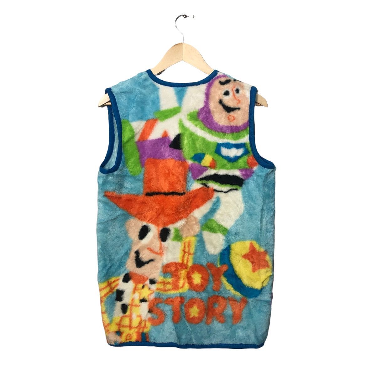 Cartoon Network Vintage Disney Pixar Toy Story Full Print Zip Up Fleece Vest Size US S / EU 44-46 / 1 - 5 Thumbnail