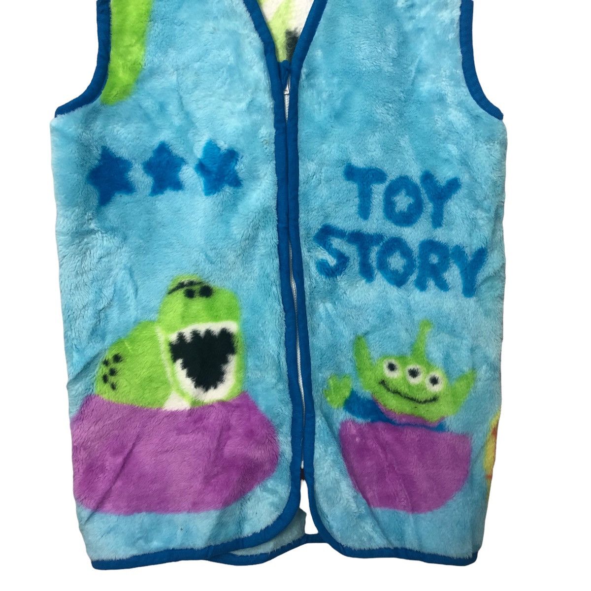 Cartoon Network Vintage Disney Pixar Toy Story Full Print Zip Up Fleece Vest Size US S / EU 44-46 / 1 - 4 Thumbnail