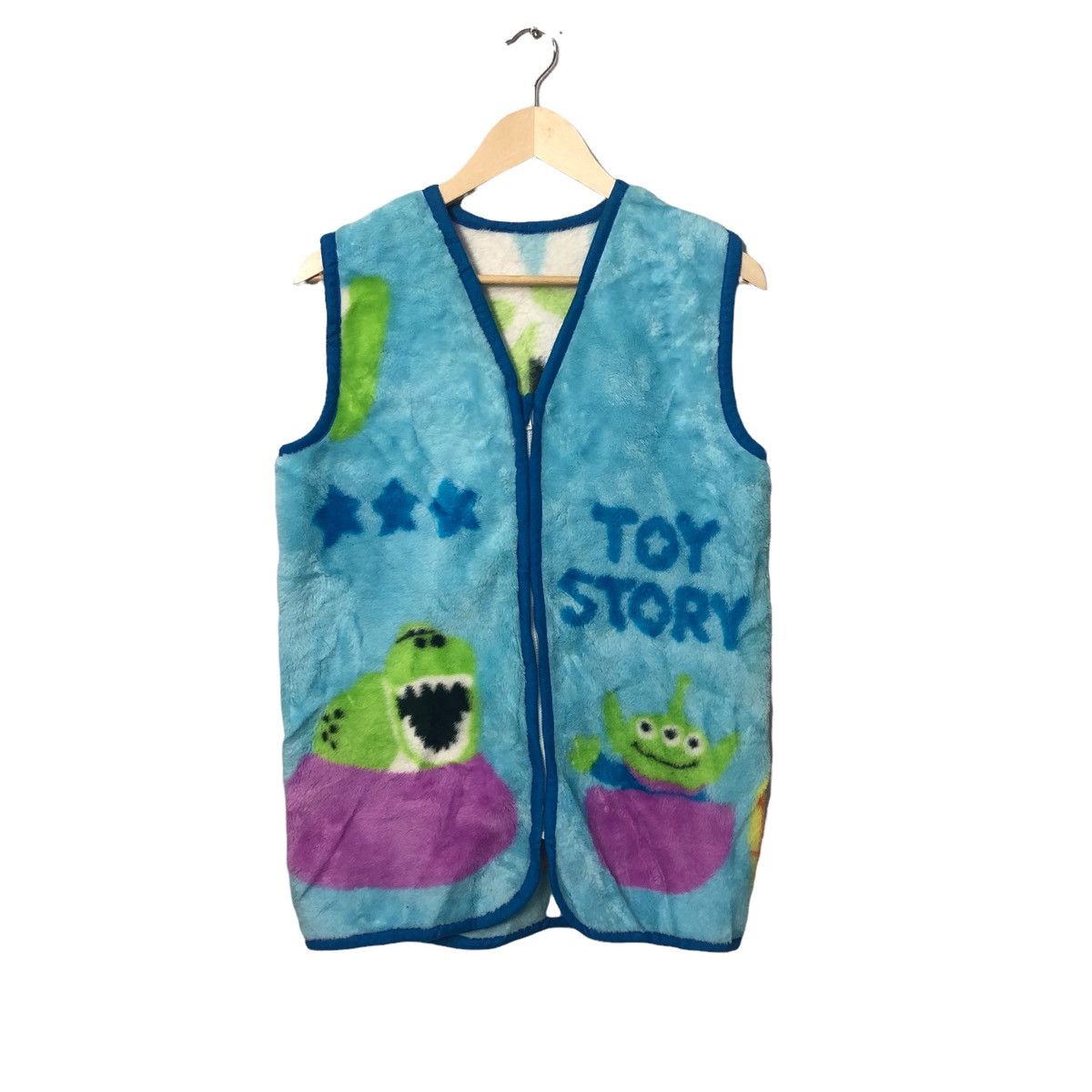 Cartoon Network Vintage Disney Pixar Toy Story Full Print Zip Up Fleece Vest Size US S / EU 44-46 / 1 - 2 Thumbnail