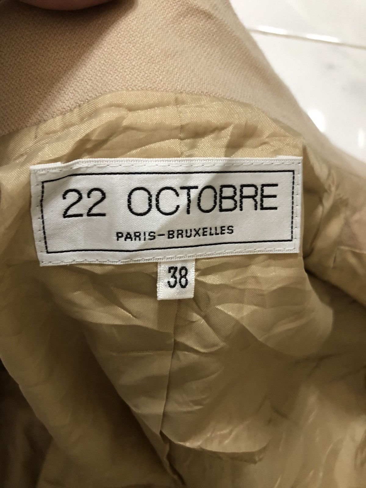 Japanese Brand Vintage 22 Octobre Nice Design Blazer Coat Jacket Size XS / US 0-2 / IT 36-38 - 9 Thumbnail