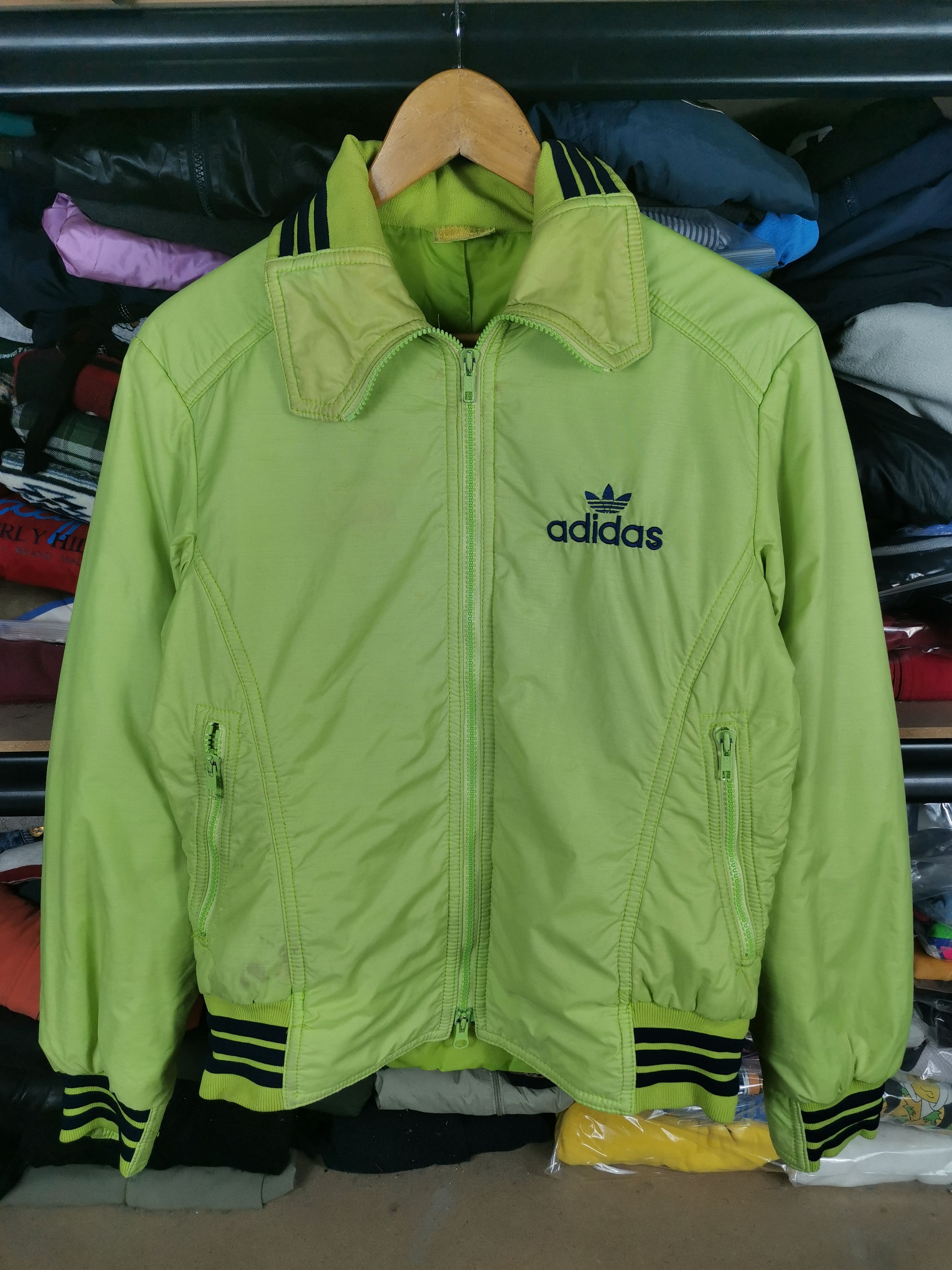 Vintage 80s Adidas Puffer Jacket