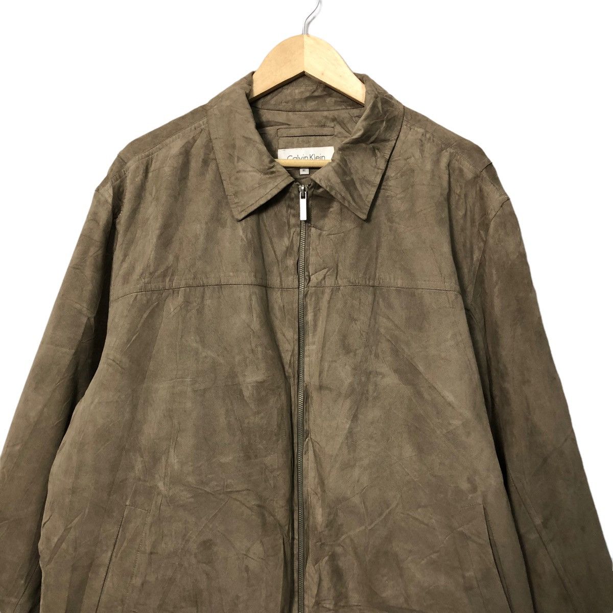 Calvin Klein Vintage Calvin Klein Zipper Ups Oversize Jacket Size US XXL / EU 58 / 5 - 4 Thumbnail