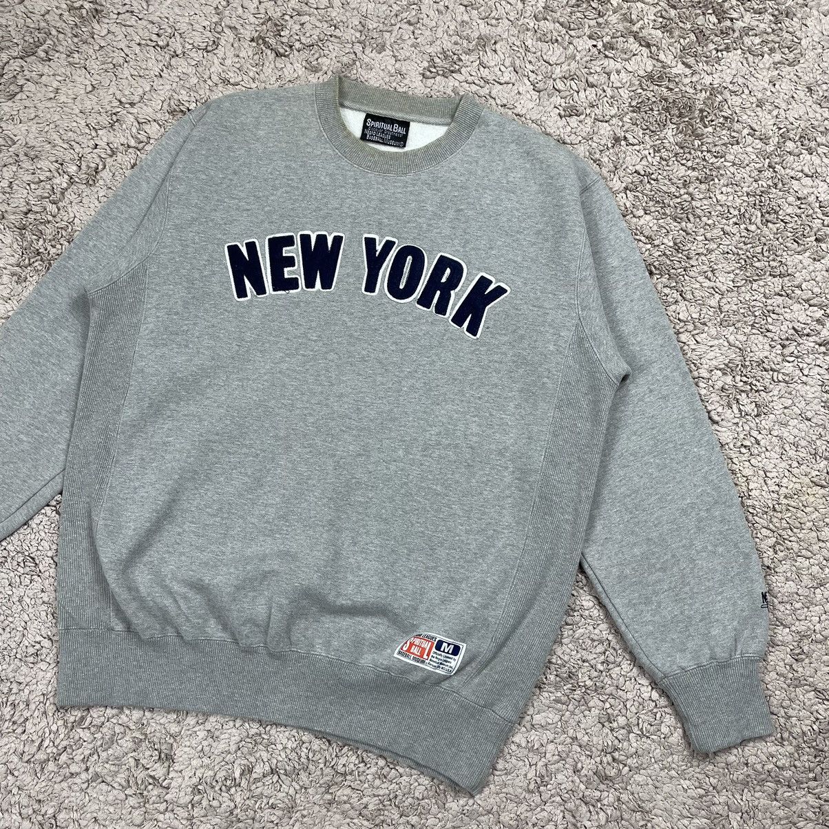 Vintage Vintage New York Baseball League Sweatshirt Size US M / EU 48-50 / 2 - 4 Thumbnail
