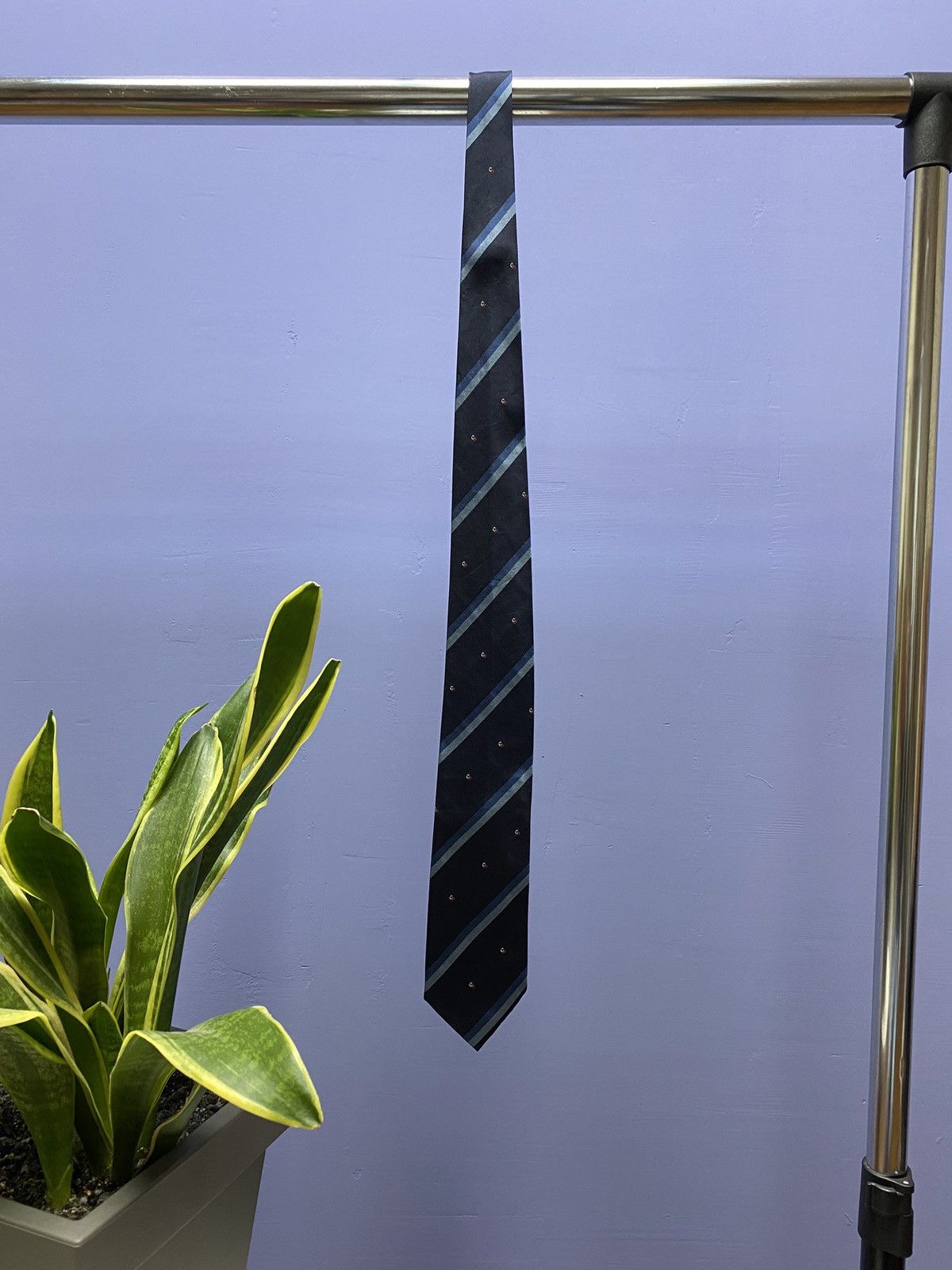 Christian Dior Monsieur × Vintage Christian Dior Vintage Silk Tie Size ONE SIZE - 2 Thumbnail